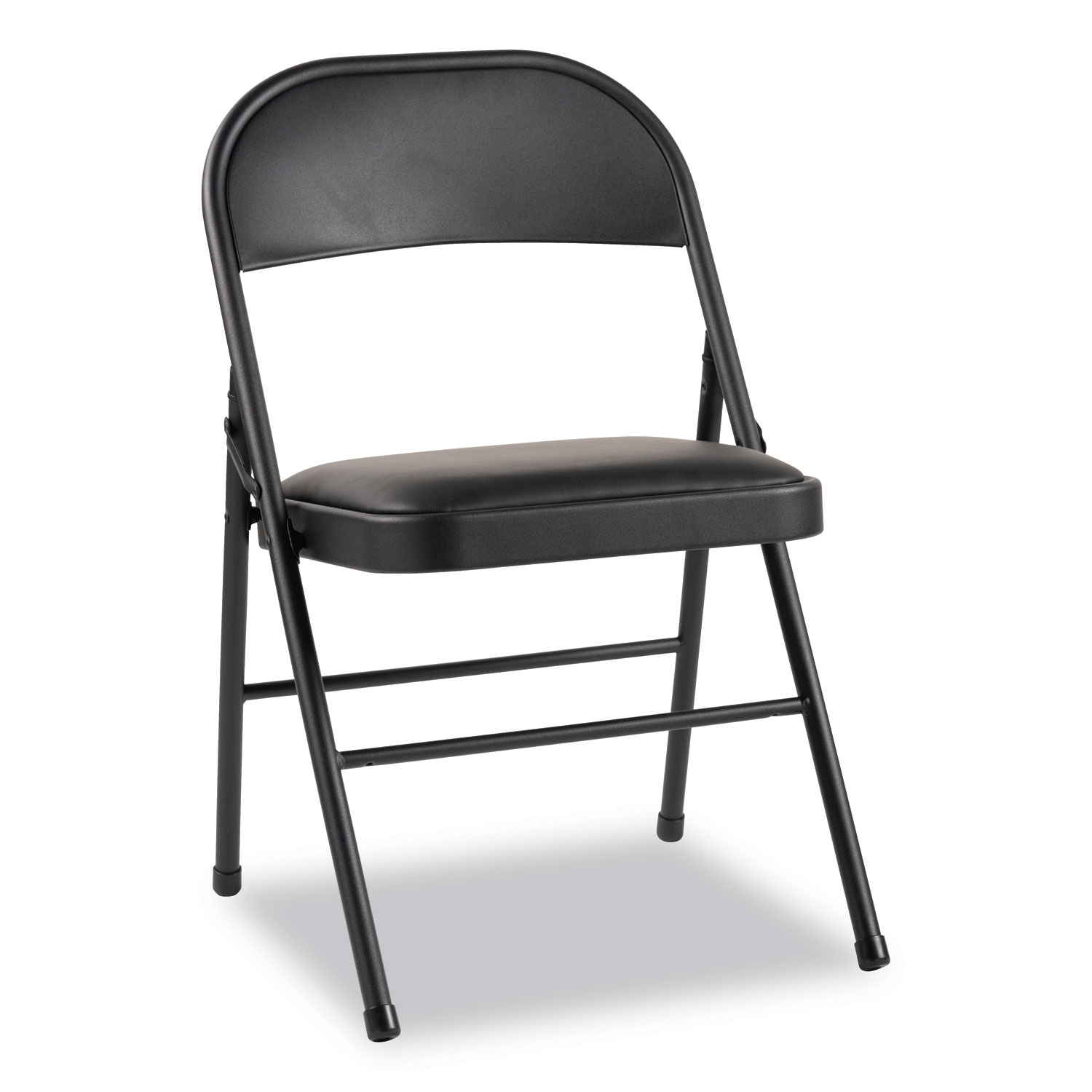 Alera ALEFC94VY10B Steel Folding Chair, Graphite Seat/Graphite Back, Graphite Base, 4/Carton (ALEFCPC5B) 