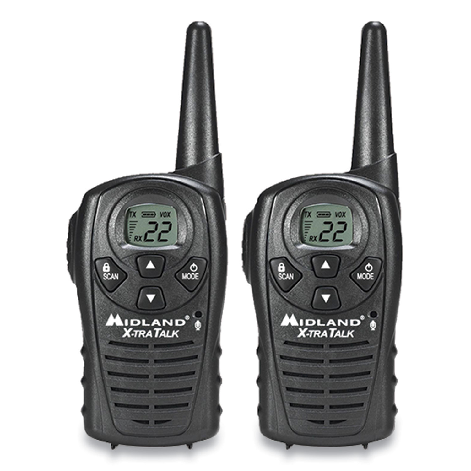 Midland® LXT118VP Two-Way Radio, 22 Channels