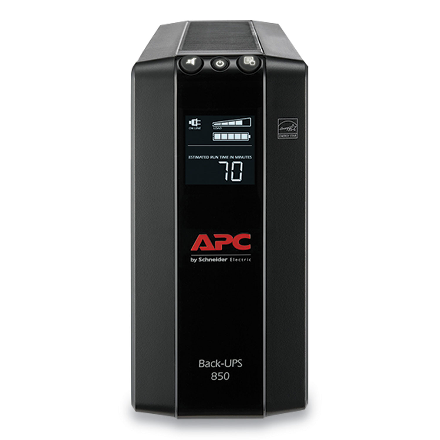  APC BX850M BX850M Back-UPS PRO BX Series Compact Tower Battery Backup System, 8 Outlets, 850VA, 1103 J (SEU2724570) 