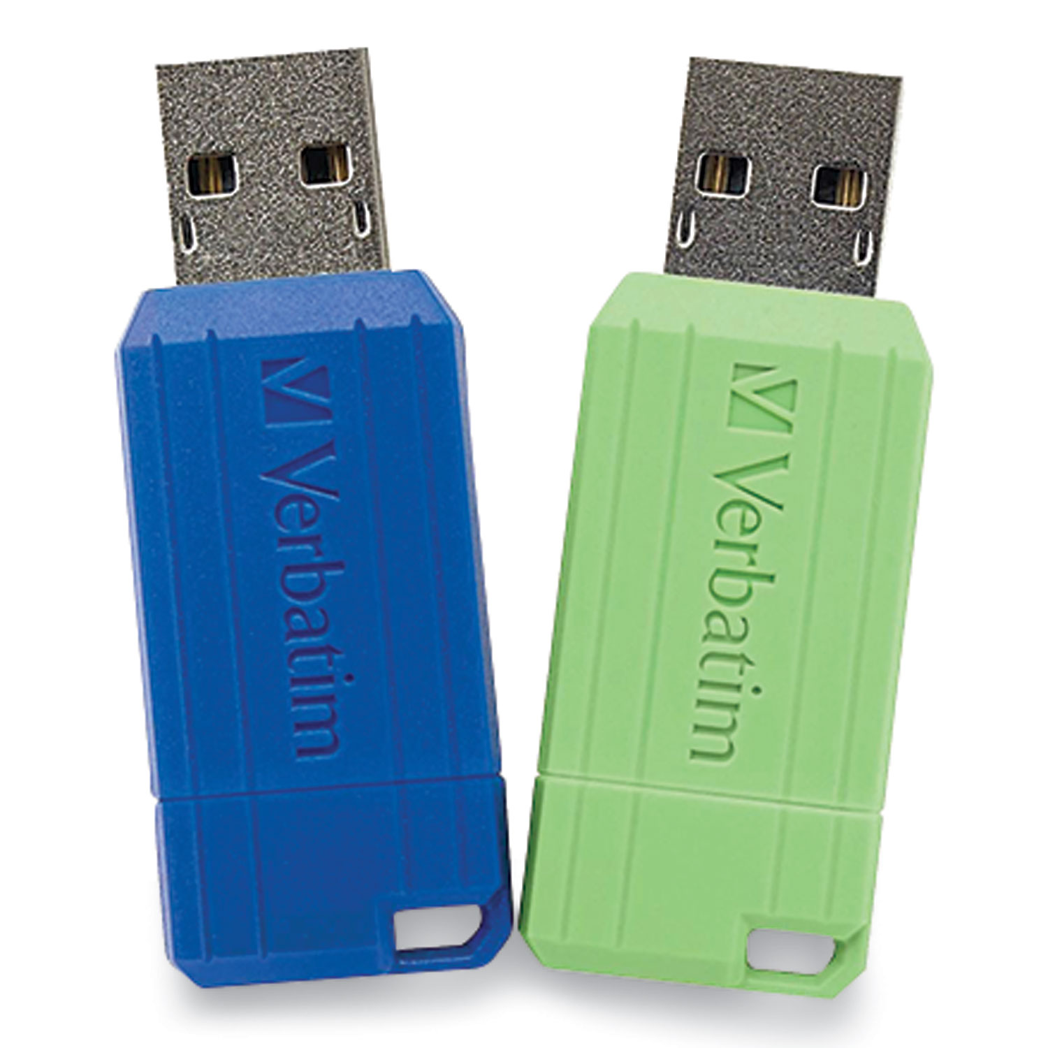 Verbatim® PinStripe USB 2.0 Flash Drive, 32 GB, 2 Assorted Colors