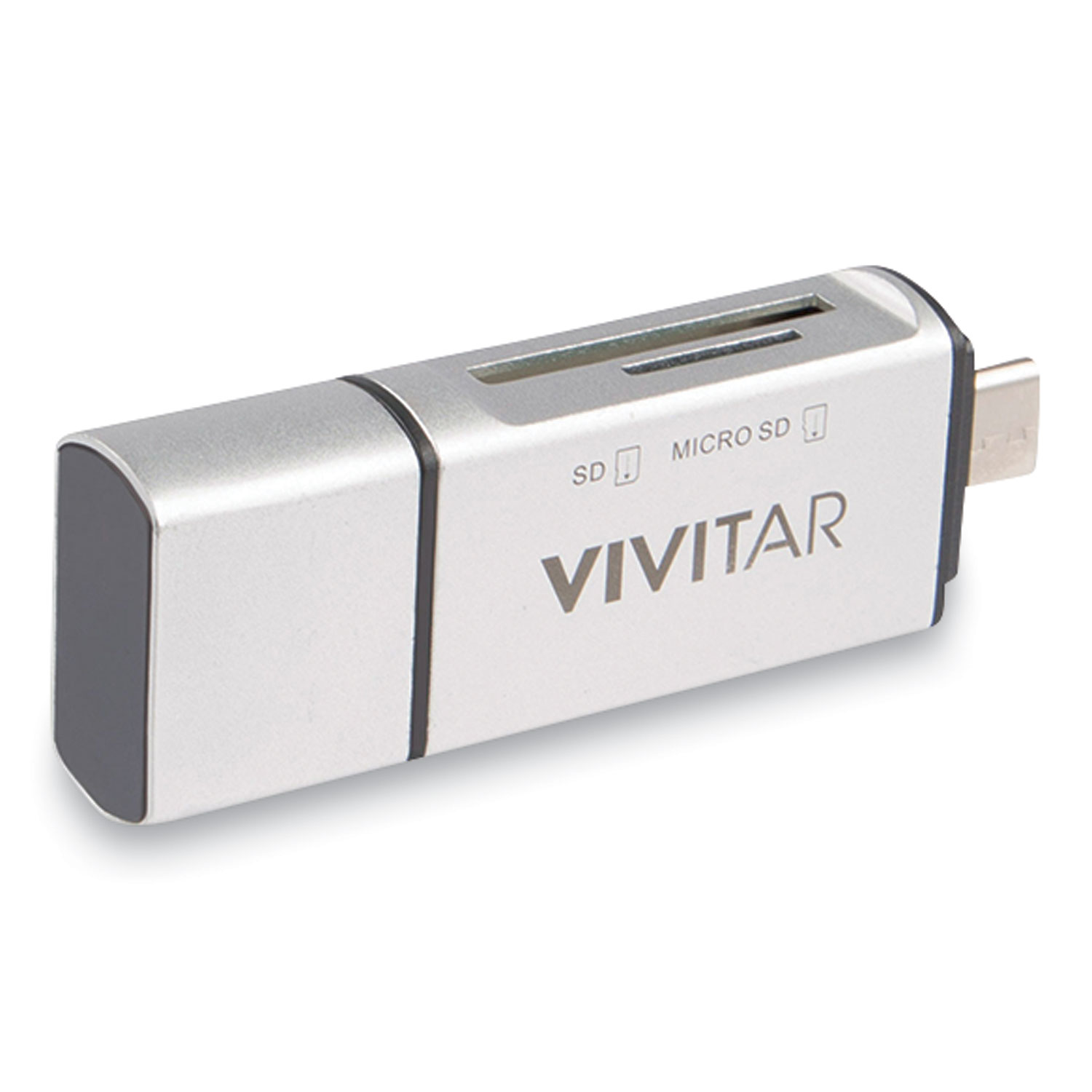 Vivitar® 5-1 Multifunction Card Reader, USB Type C, USB 2.0, OTG