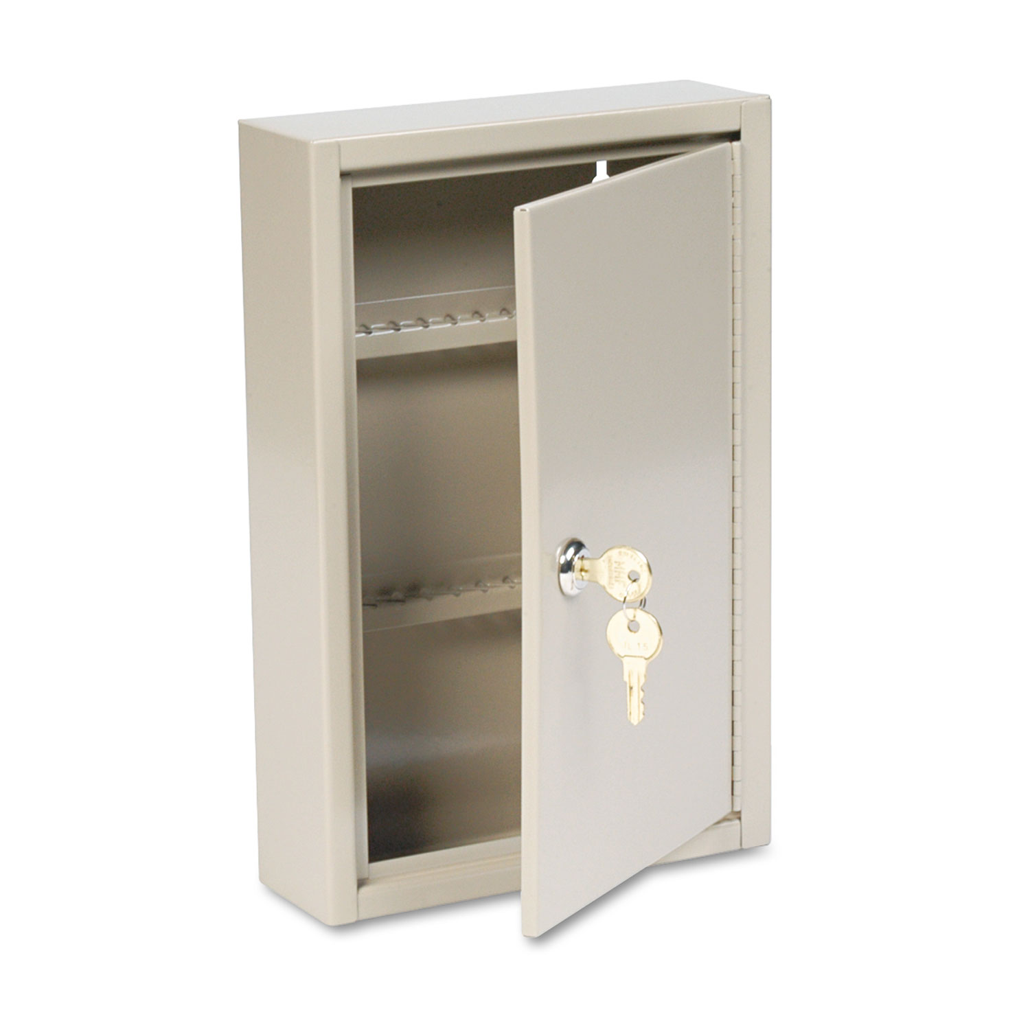 Uni-Tag Key Cabinet, 30-Key, Steel, Sand, 8 x 2 5/8 x 12 1/8