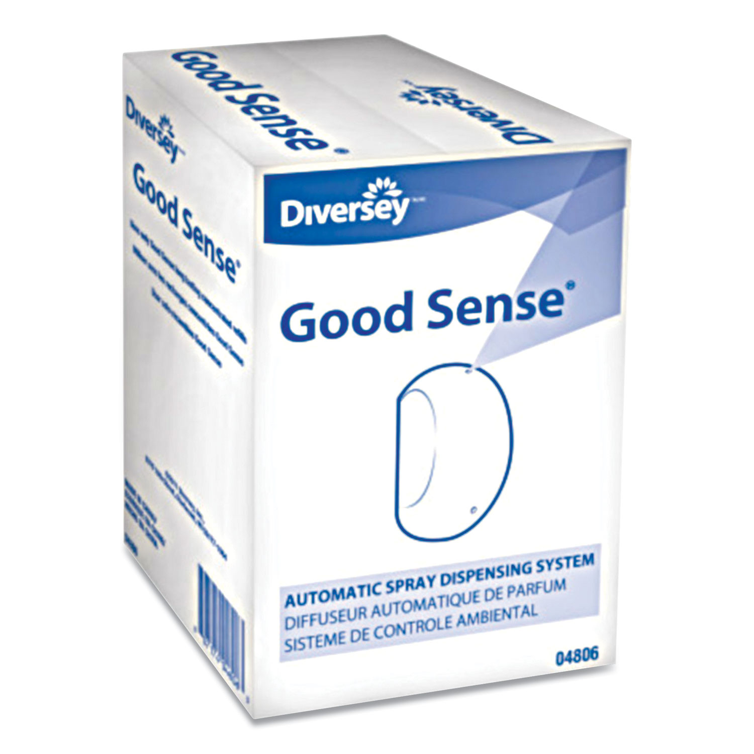  Diversey D04806 Good Sense Automatic Spray System Dispenser, 8.45 x 10.6 x 8.6, White, 4/Carton (DVO04806) 