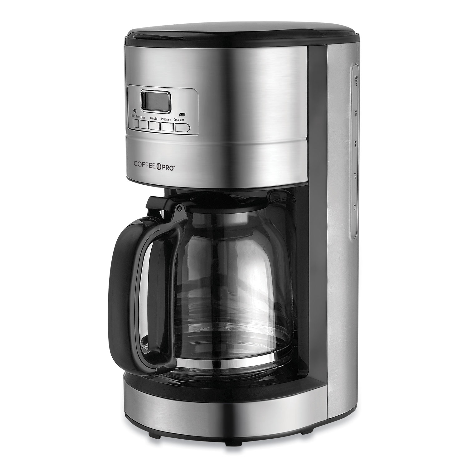  Coffee Pro CP-CM4276 Home/Office Euro Style Coffee Maker, Stainless Steel (OGFCPCM4276) 