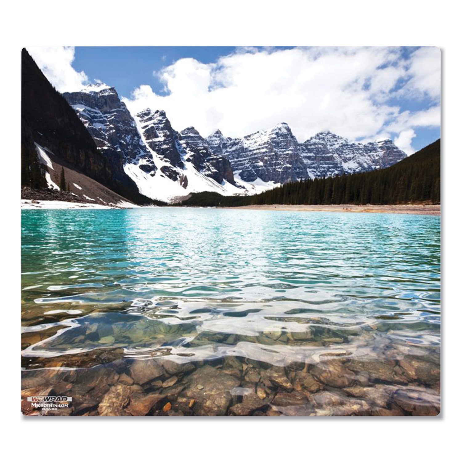  WOW!Pad 78WN83 Mouse Pad, Mountain Lake Landscape Design, Multicolor (MIH940490) 