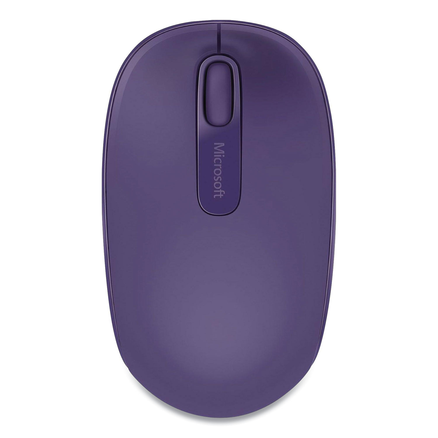 Microsoft® Mobile 1850 Wireless Optical Mouse, 2.4 GHz Frequency/16.4 ft Wireless Range, Left/Right Hand Use, Pantone Purple