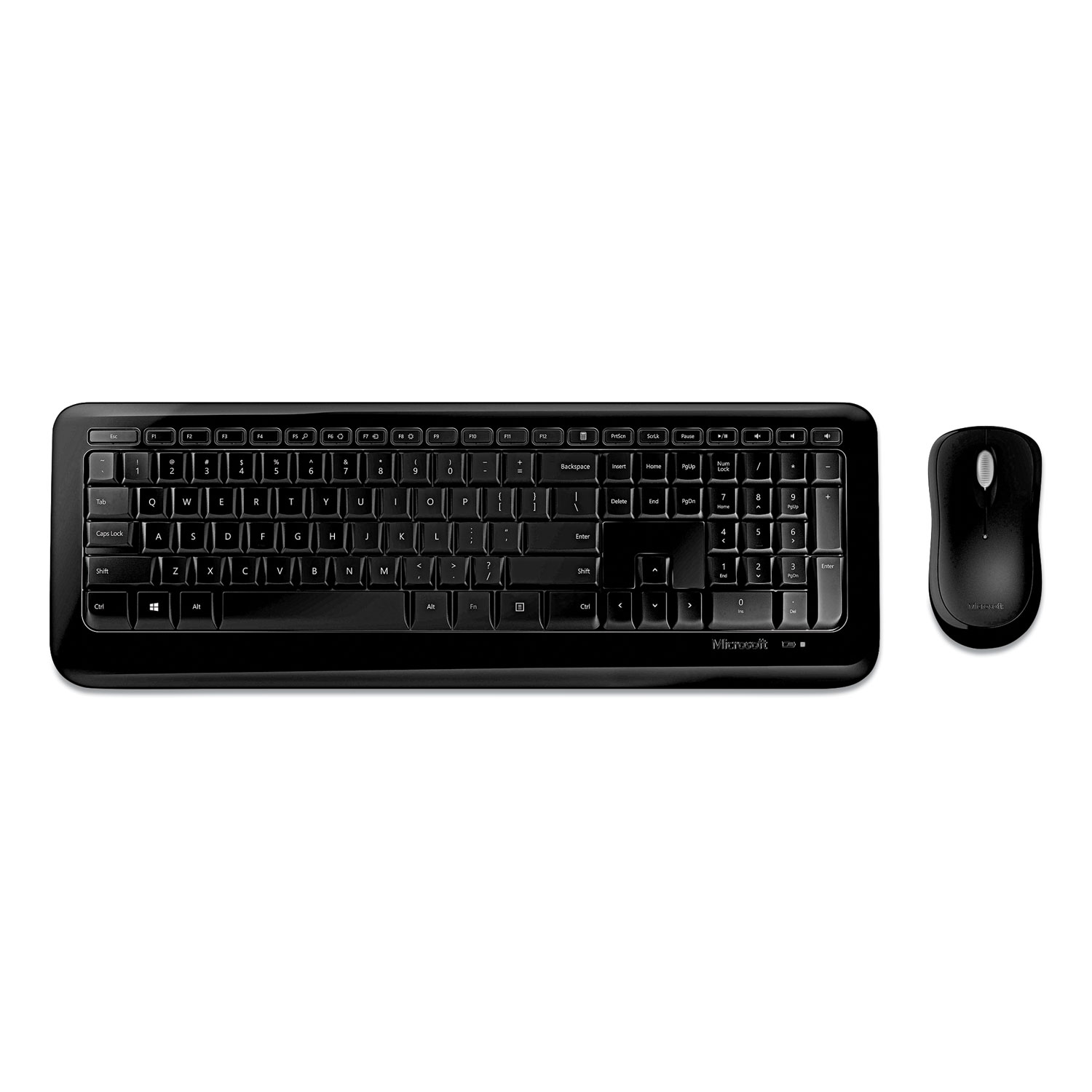  Microsoft PY9-00001 Desktop 850 Wireless Keyboard and Mouse Combo, 2.4 GHz Frequency, Black (MSF1749490) 