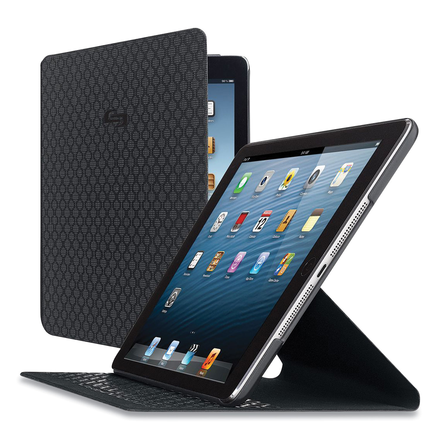 Solo Reflex Slim Case for iPad Air, Black