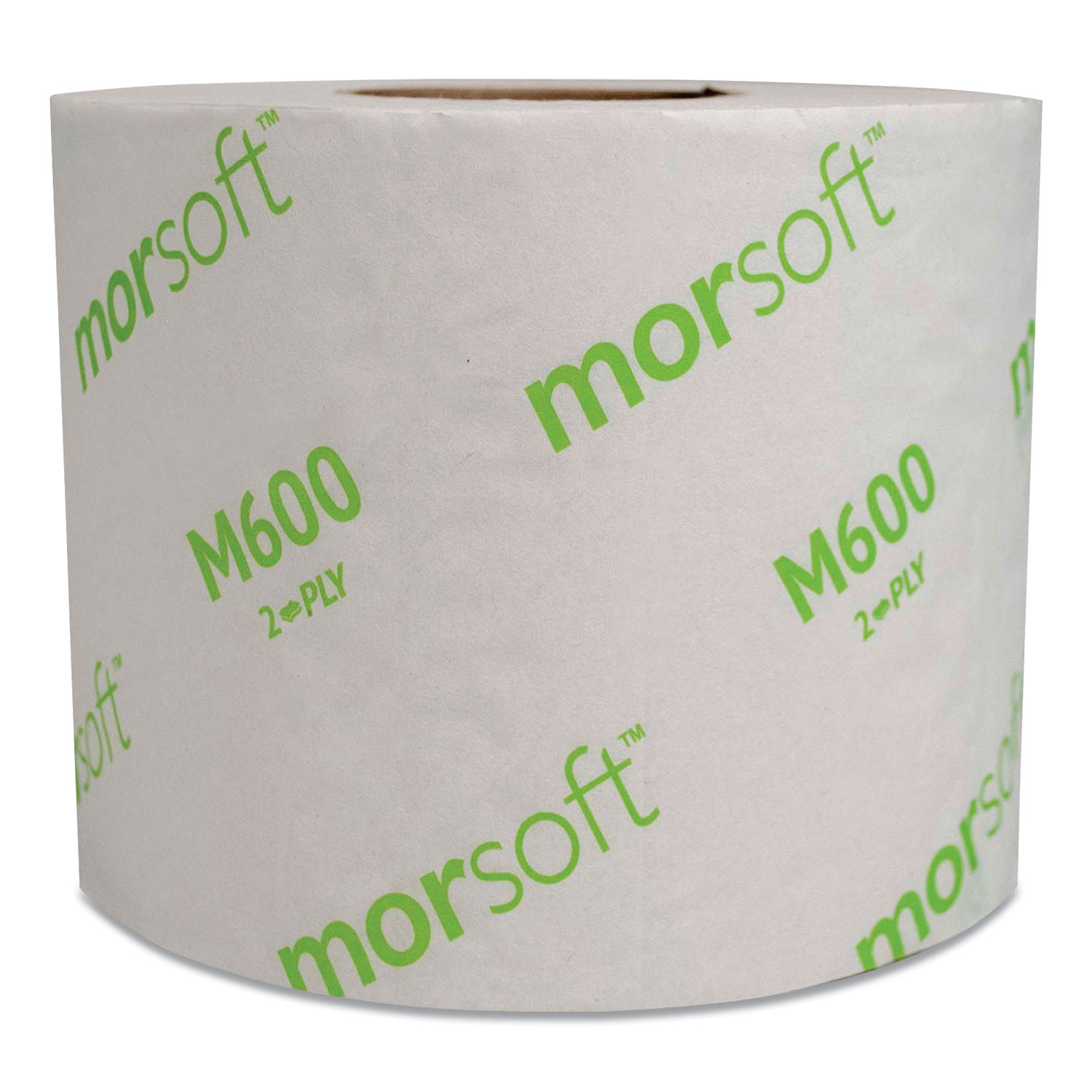  Morcon Tissue MOR M600 Morsoft Controlled Bath Tissue, Septic Safe, 2-Ply, White, 3.9 x 4, 600 Sheets/Roll, 48 Rolls/Carton (MORM600) 