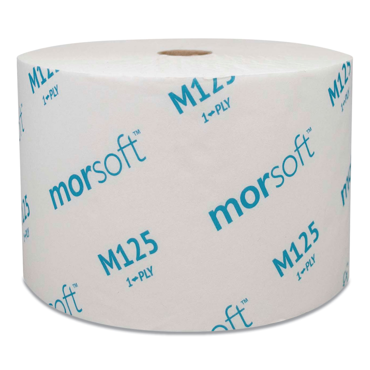  Morcon Tissue M125 Small Core Bath Tissue, Septic Safe, 1-Ply, White, 2500 Sheets/Roll, 24 Rolls/Carton (MORM125) 