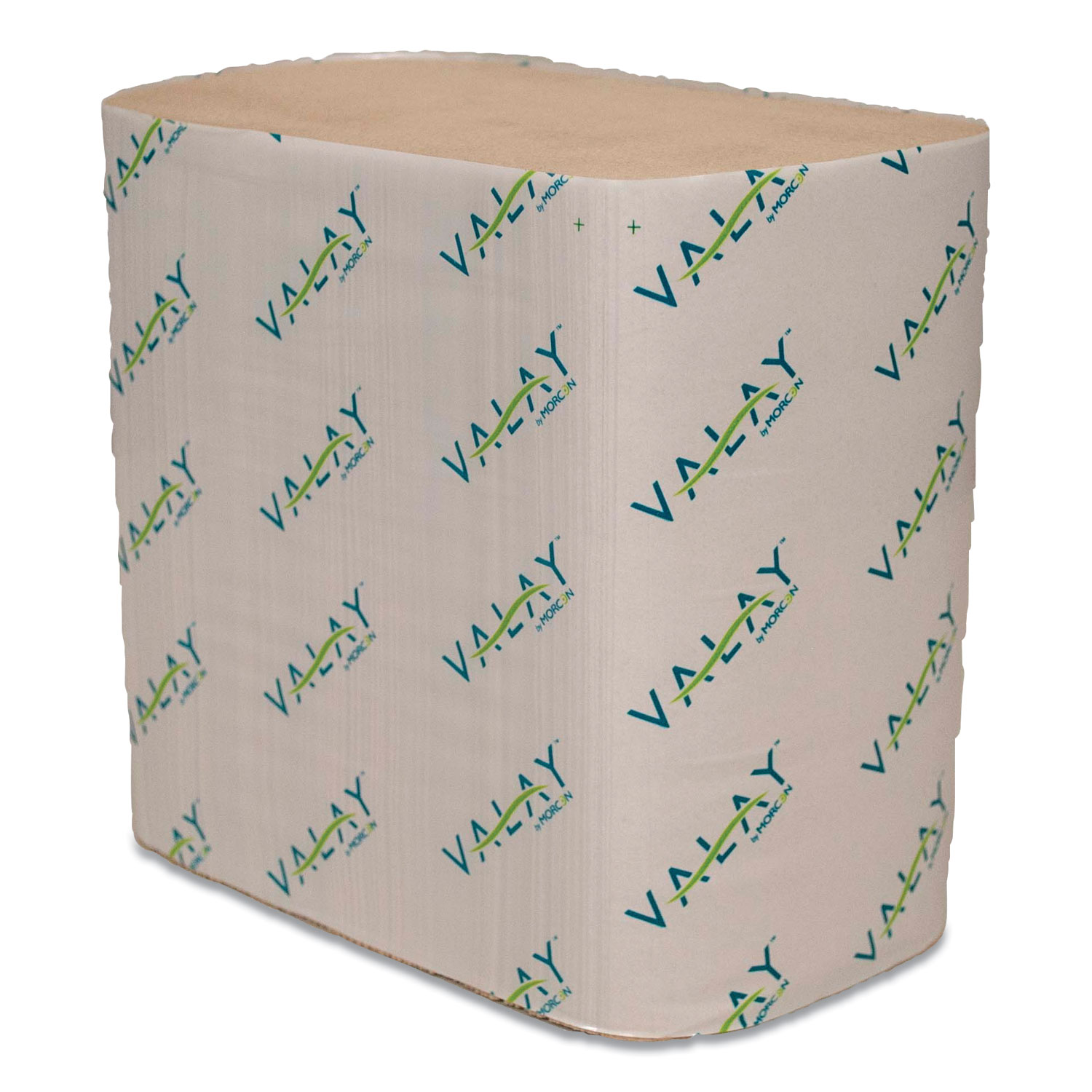  Morcon Tissue 5000VN Valay Interfolded Napkins, 2-Ply, 6.5 x 8.25, Kraft, 6,000/Carton (MOR5000VN) 