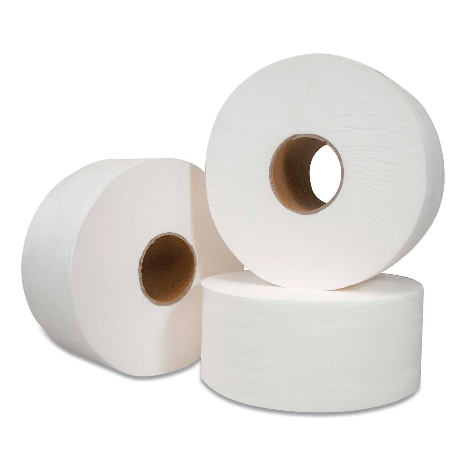 Morcon Tissue VT110 Jumbo Bath Tissue, Septic Safe, 2-Ply, White, 750 ft, 12 Rolls/Carton (MORVT110) 