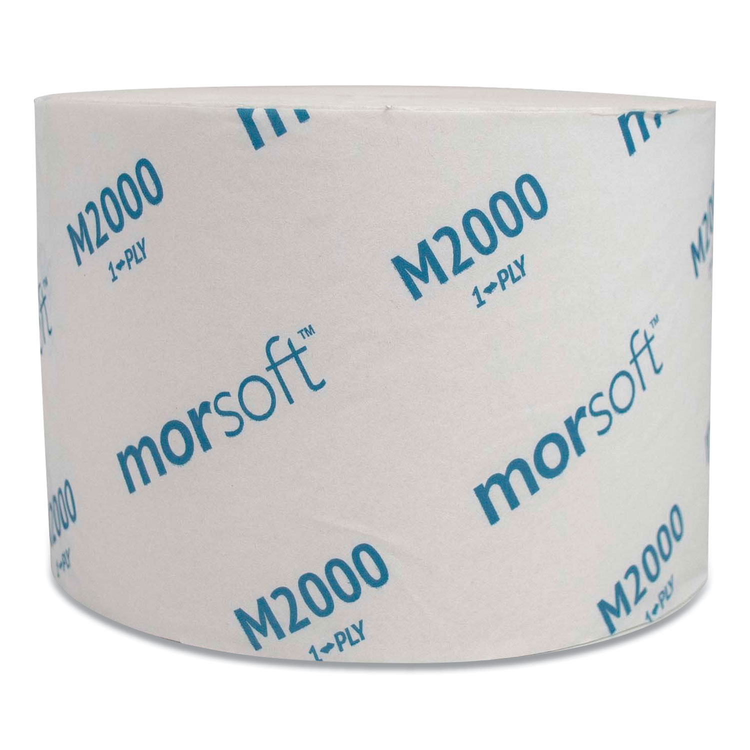  Morcon Tissue MOR M2000 Small Core Bath Tissue, Septic Safe, 1-Ply, White, 3.9 x 4, 2000 Sheets/Roll, 24 Rolls/Carton (MORM2000) 
