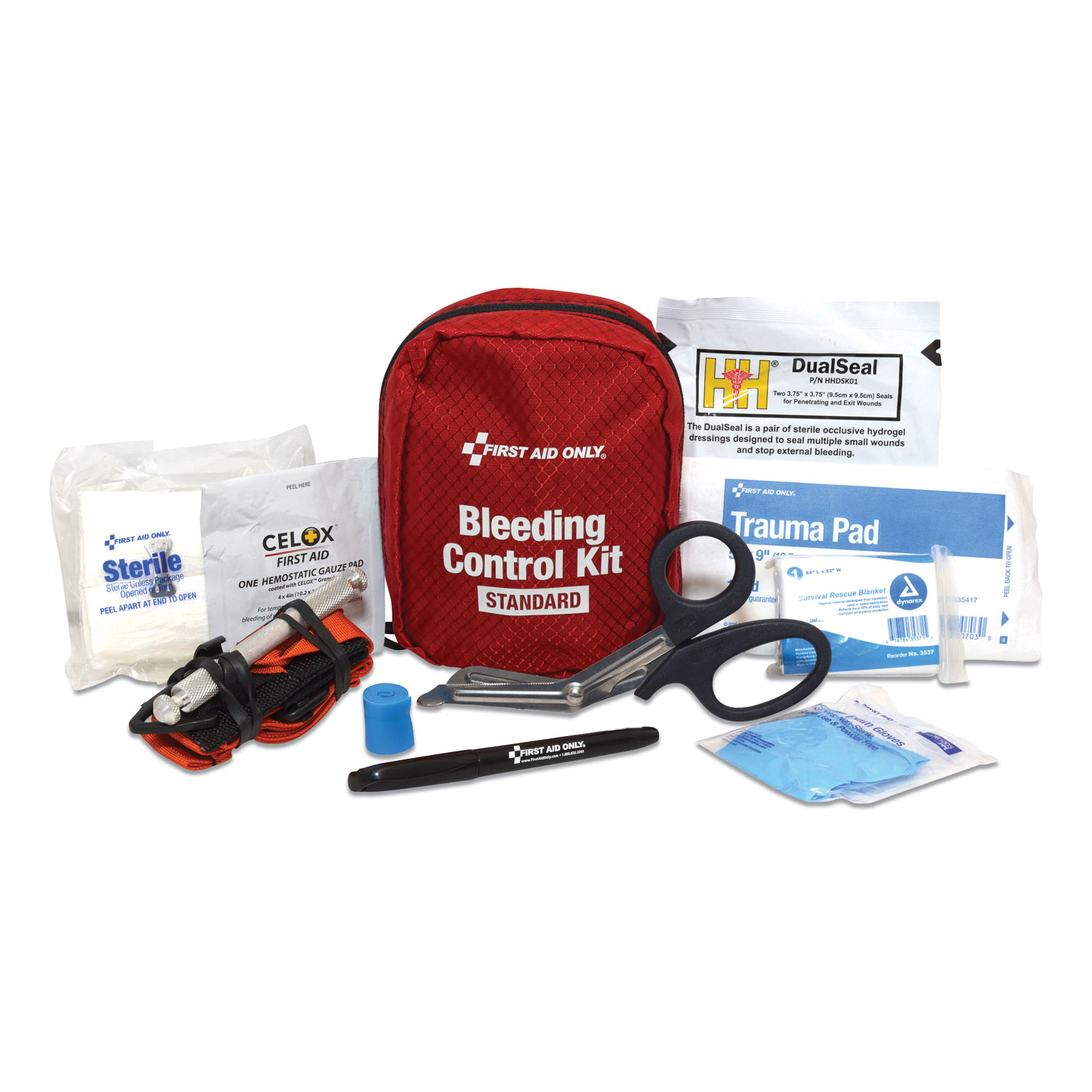  First Aid Only 91159 Bleeding Control Kit - Texas Mandate, 8.5 x 10.75 x 11.5 (FAO91159) 