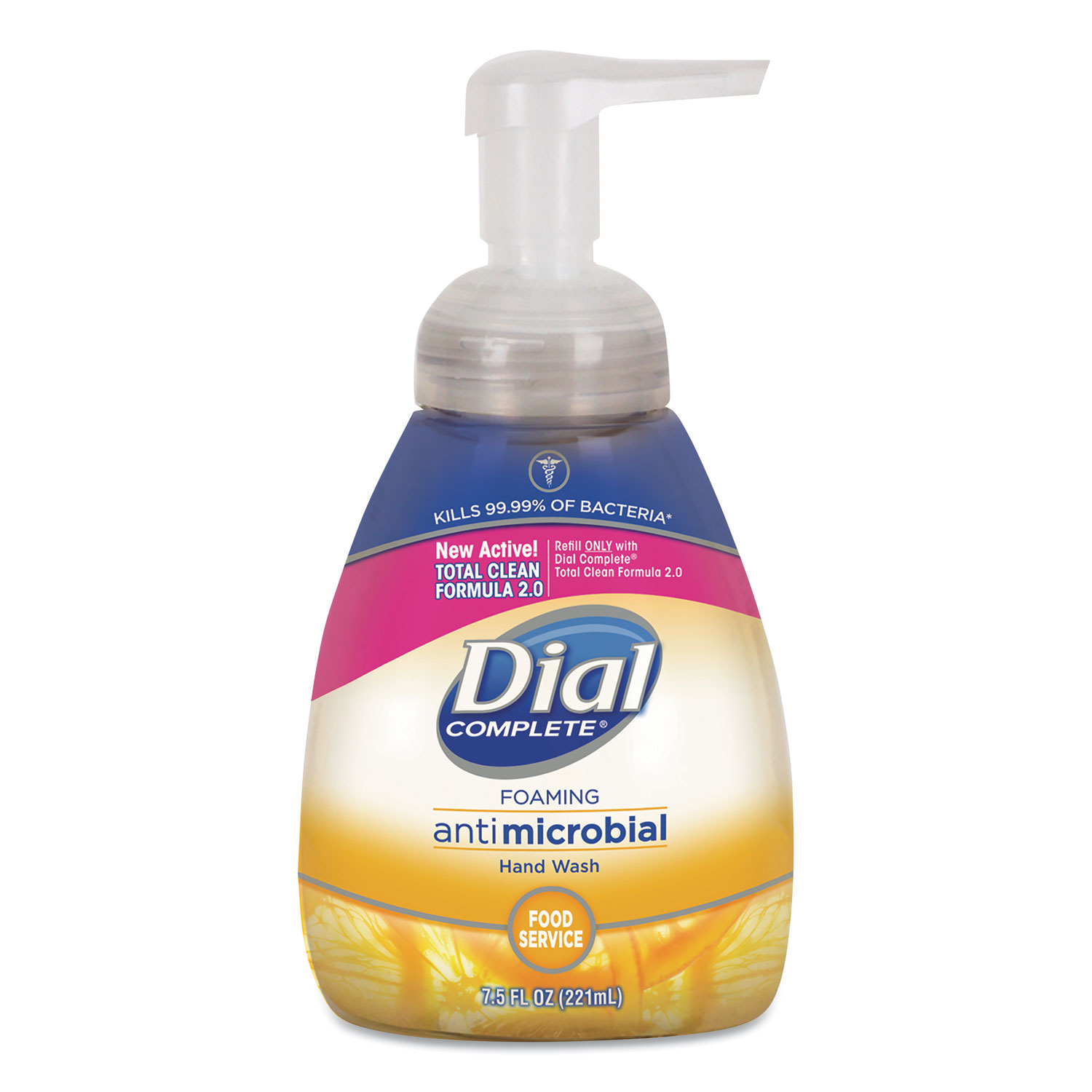  Dial Professional DIA 06001 Antimicrobial Foaming Hand Wash, Light Citrus, 7.5 oz Pump Bottle, 8/Carton (DIA06001CT) 