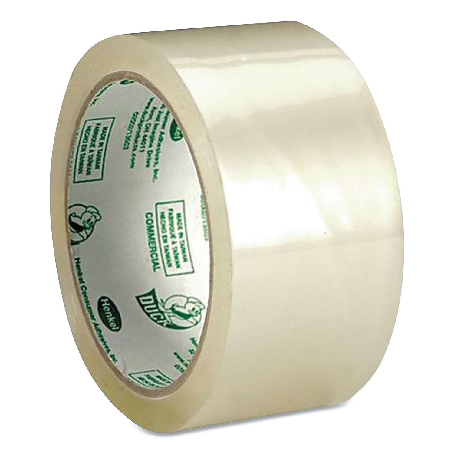  Duck 07567 Commercial Grade Packaging Tape, 3 Core, 1.88 x 54.6 yds, Clear (DUC523779) 