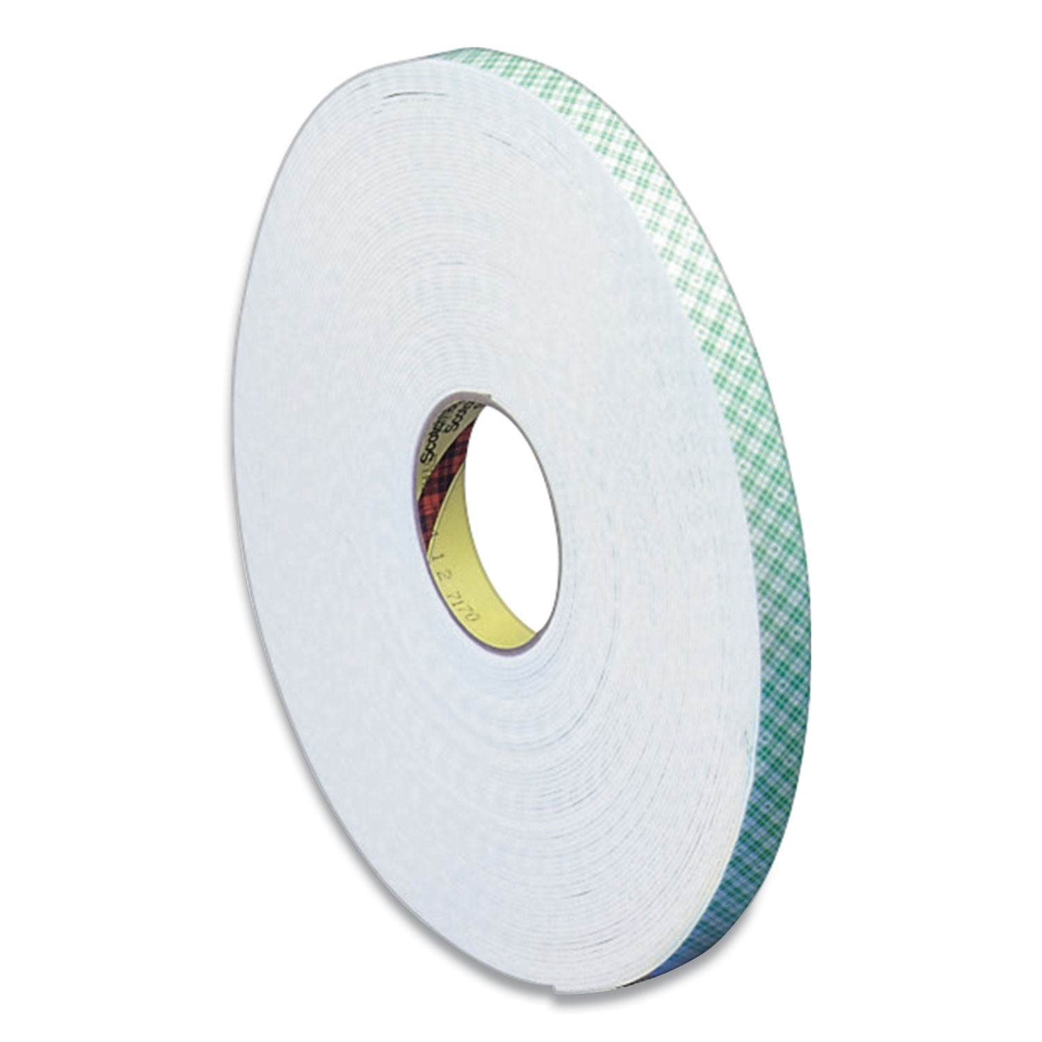 3M 4016 Double Coated Urethane Foam Tape, 0.38 x 36 yds, White (MMM517900) 