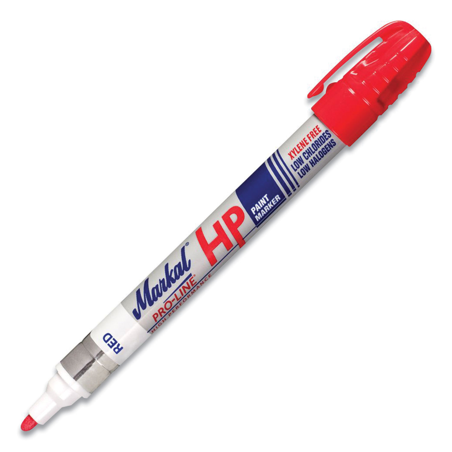 Markal® Pro-Line HP Paint Marker, Medium Bullet Tip, Red