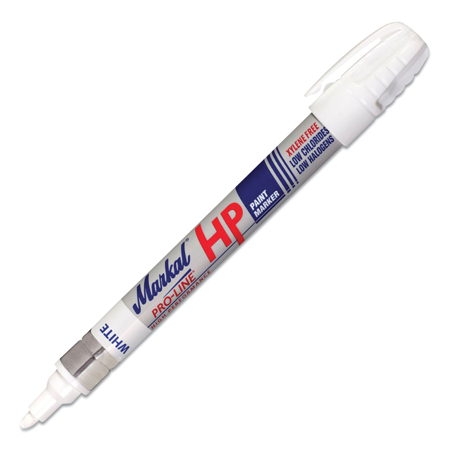 Markal® Pro-Line HP Paint Marker, Medium Bullet Tip, White