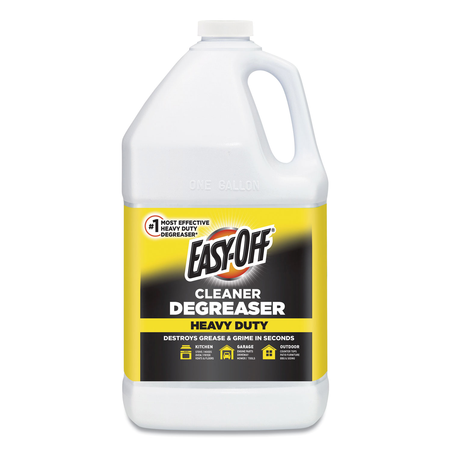  EASY-OFF 62338-99623 Heavy Duty Cleaner Degreaser, 128 oz Bottle, 4/Carton (RAC99623) 