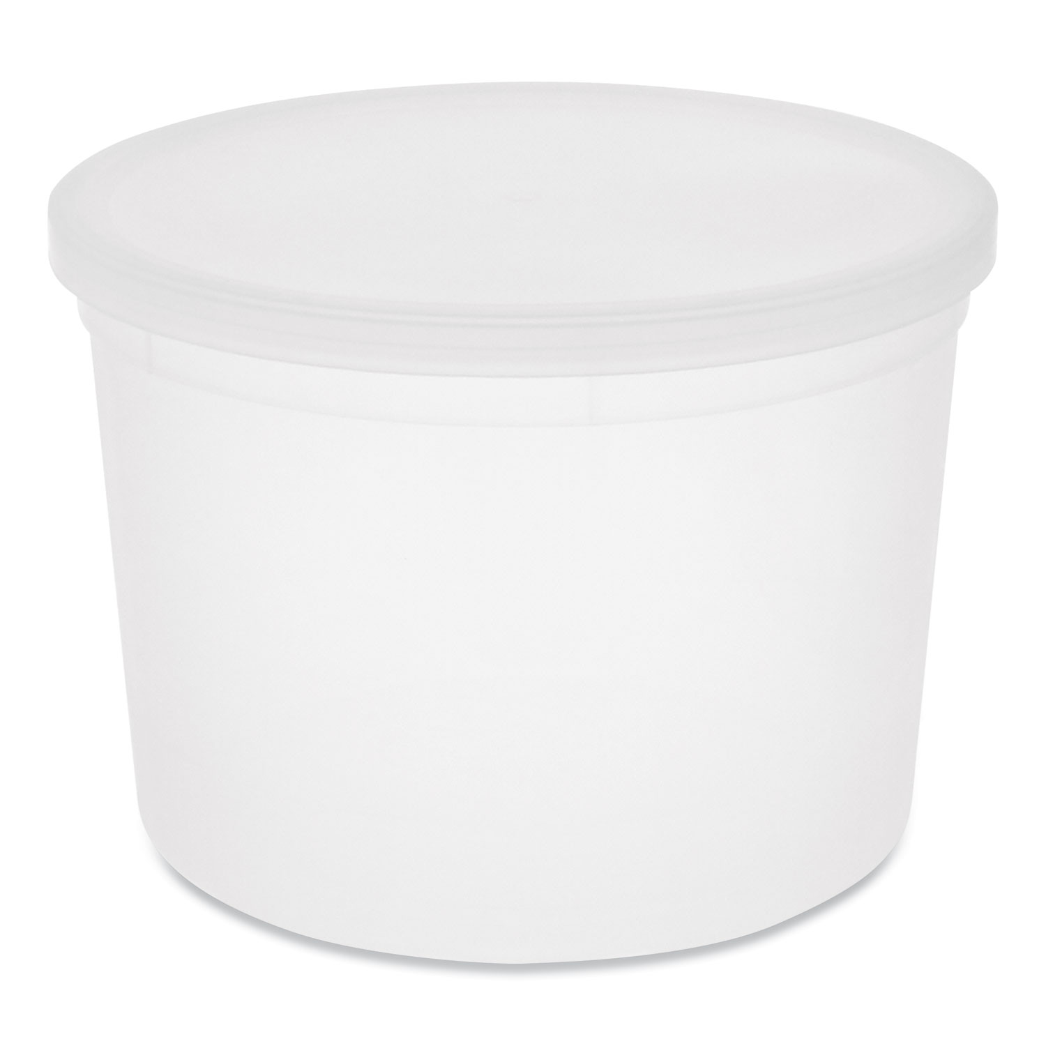 Pactiv DELItainer Microwavable Container Bulk, Natural, 64 oz, 4.5 x 4.5 x 6.35, 120/Carton
