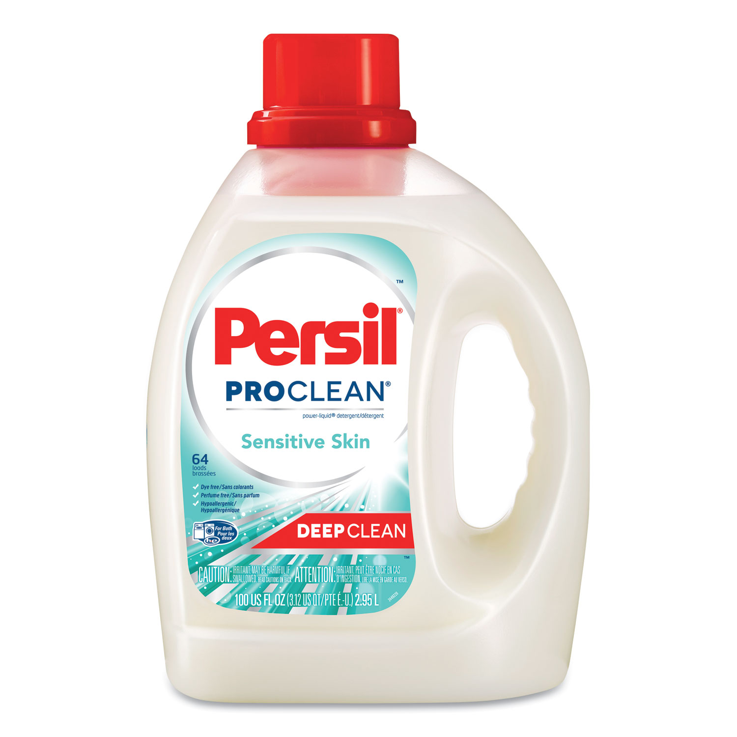  Persil 09451 ProClean Power-Liquid Sensitive Skin Laundry Detergent, 100 oz Bottle, 4/Carton (DIA09451) 