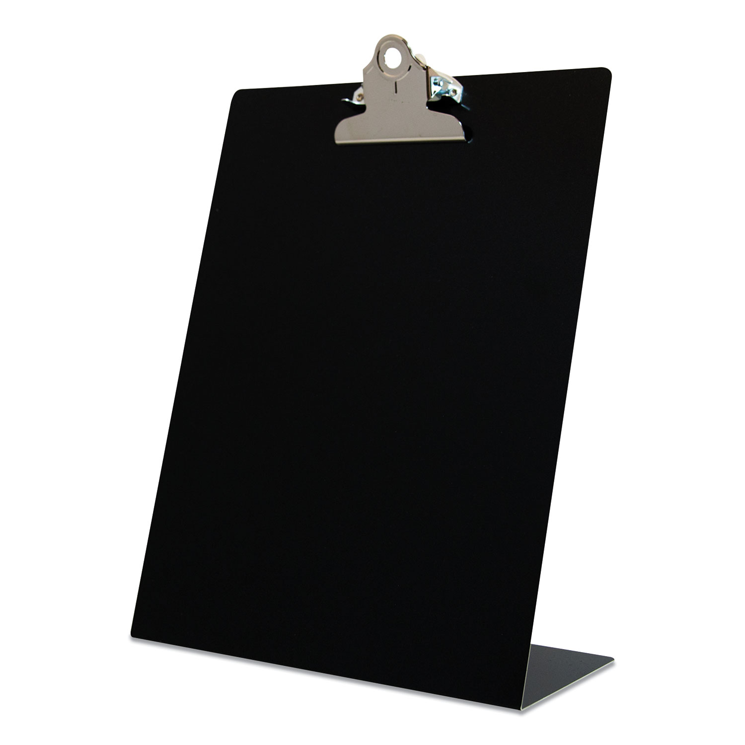 Saunders Free Standing Clipboard, Portrait, 1 Clip Capacity, 8.5 x 11 Sheets, Black