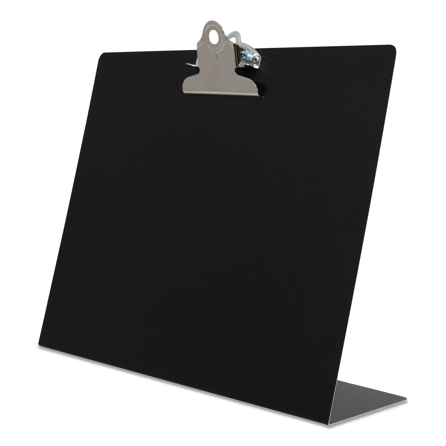 Saunders Free Standing Clipboard, Landscape, 1 Clip Capacity, 11 x 8.5 Sheets, Black
