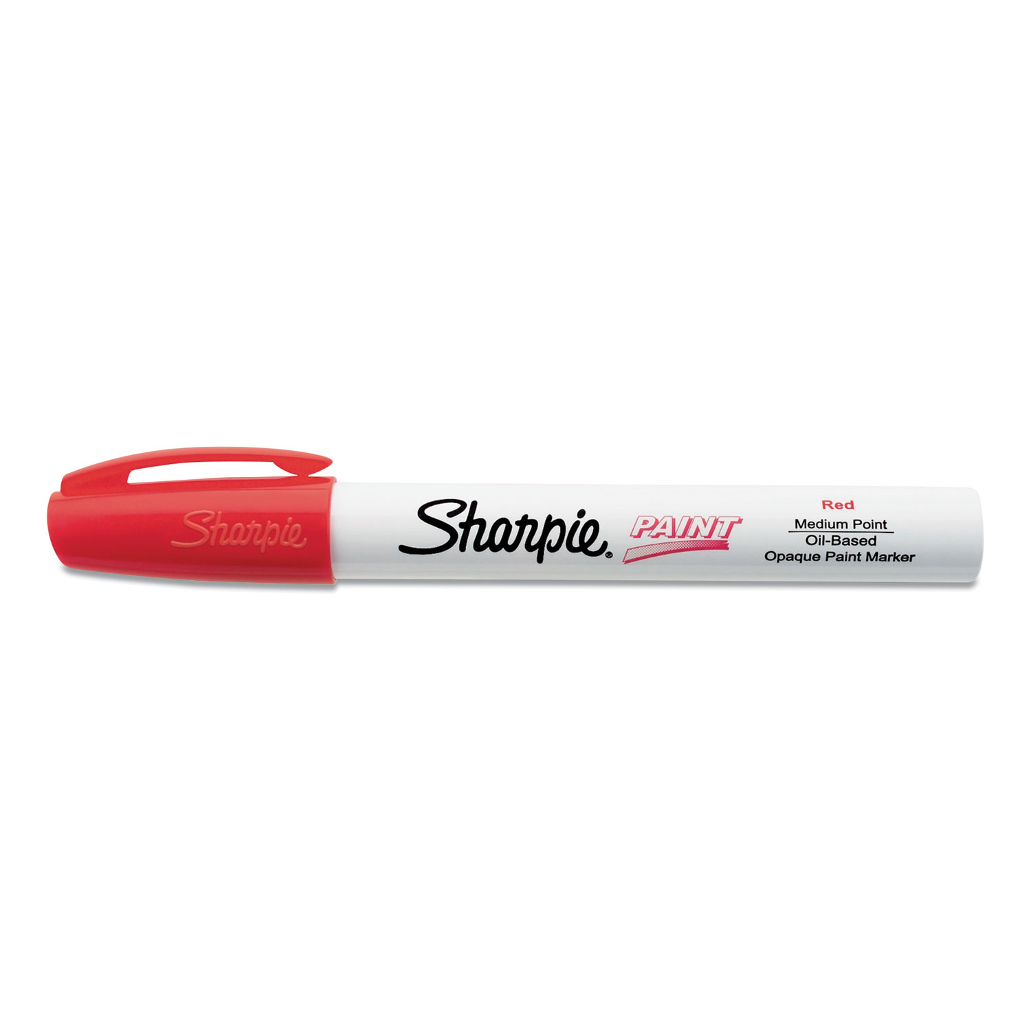  Sharpie 2107613 Permanent Paint Marker, Medium Bullet Tip, Red, Dozen (SAN2107613) 