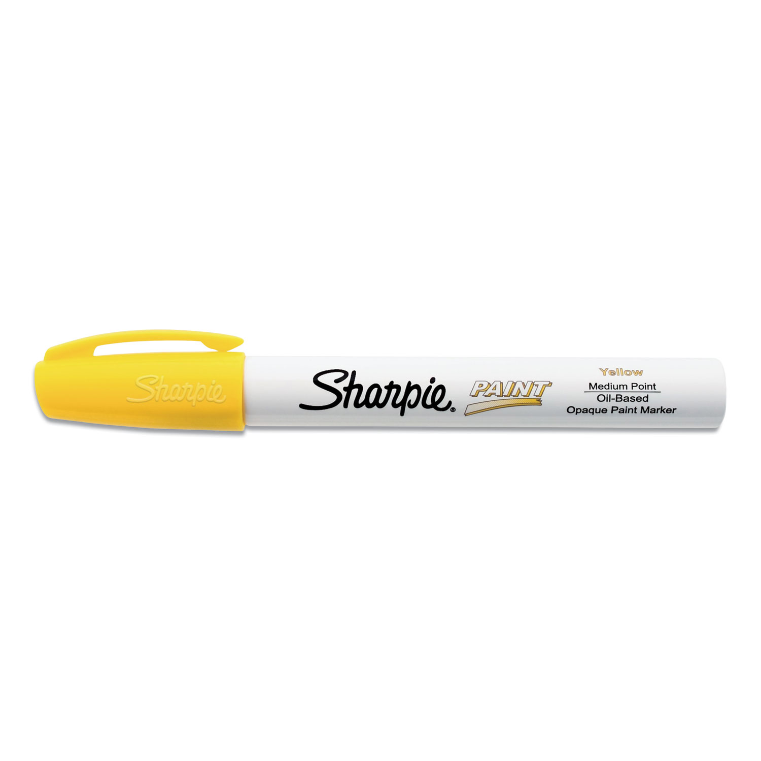  Sharpie 2107619 Permanent Paint Marker, Medium Bullet Tip, Yellow, Dozen (SAN2107619) 