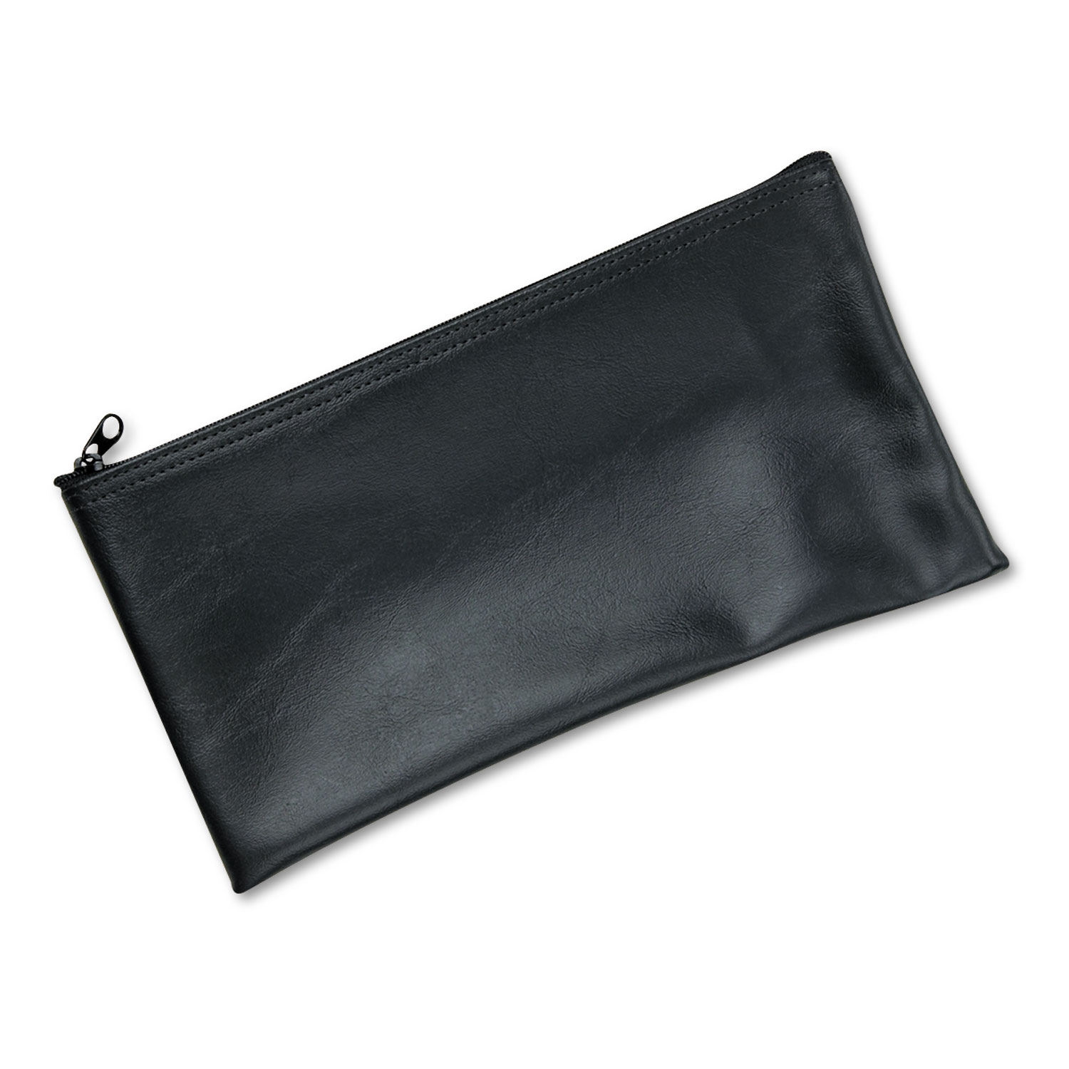  MMF Industries 2340416W04 Leatherette Zippered Wallet, Leather-Like Vinyl, 11w x 6h, Black (MMF2340416W04) 