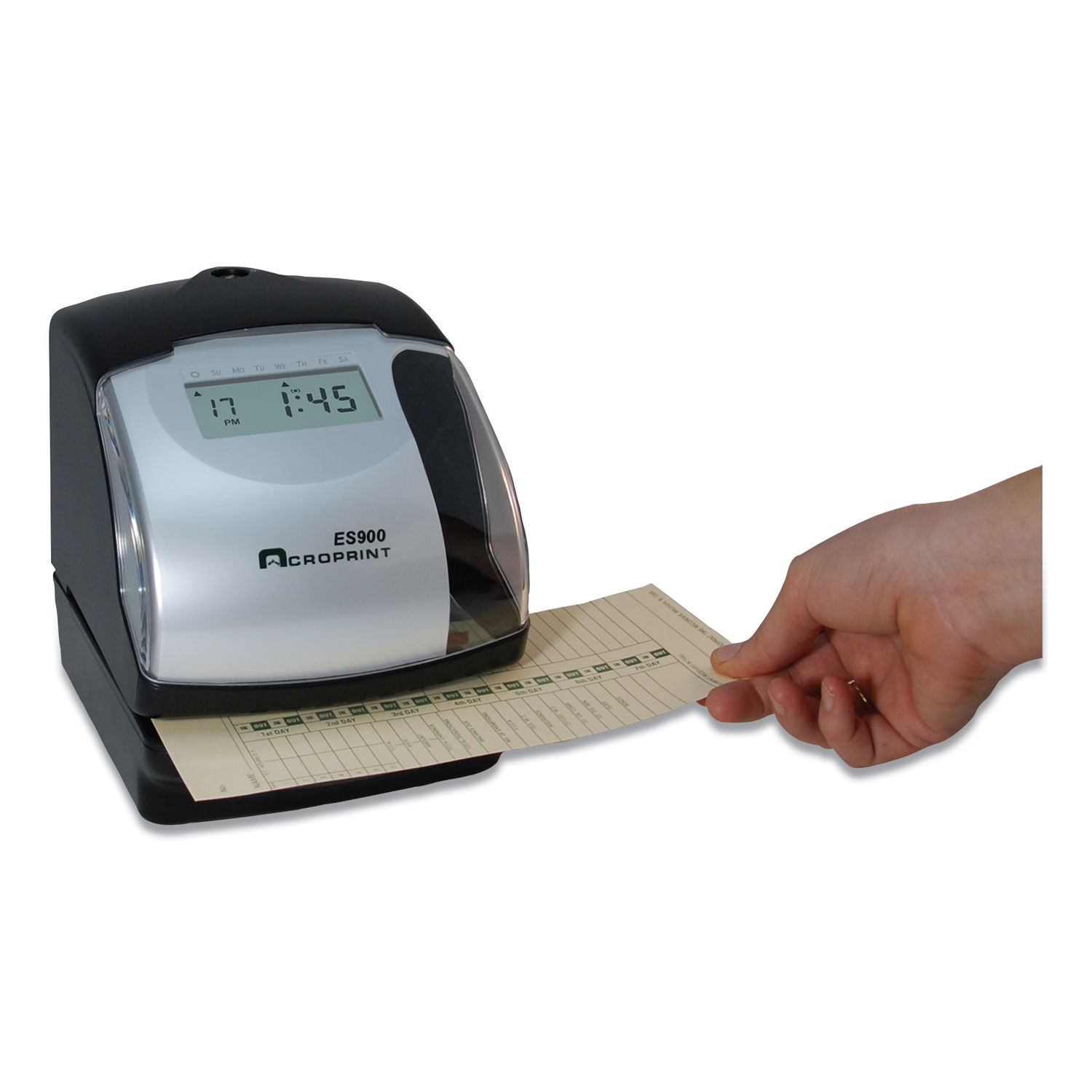 ES900 Atomic Electronic Payroll Recorder Time Stamp and Numbering