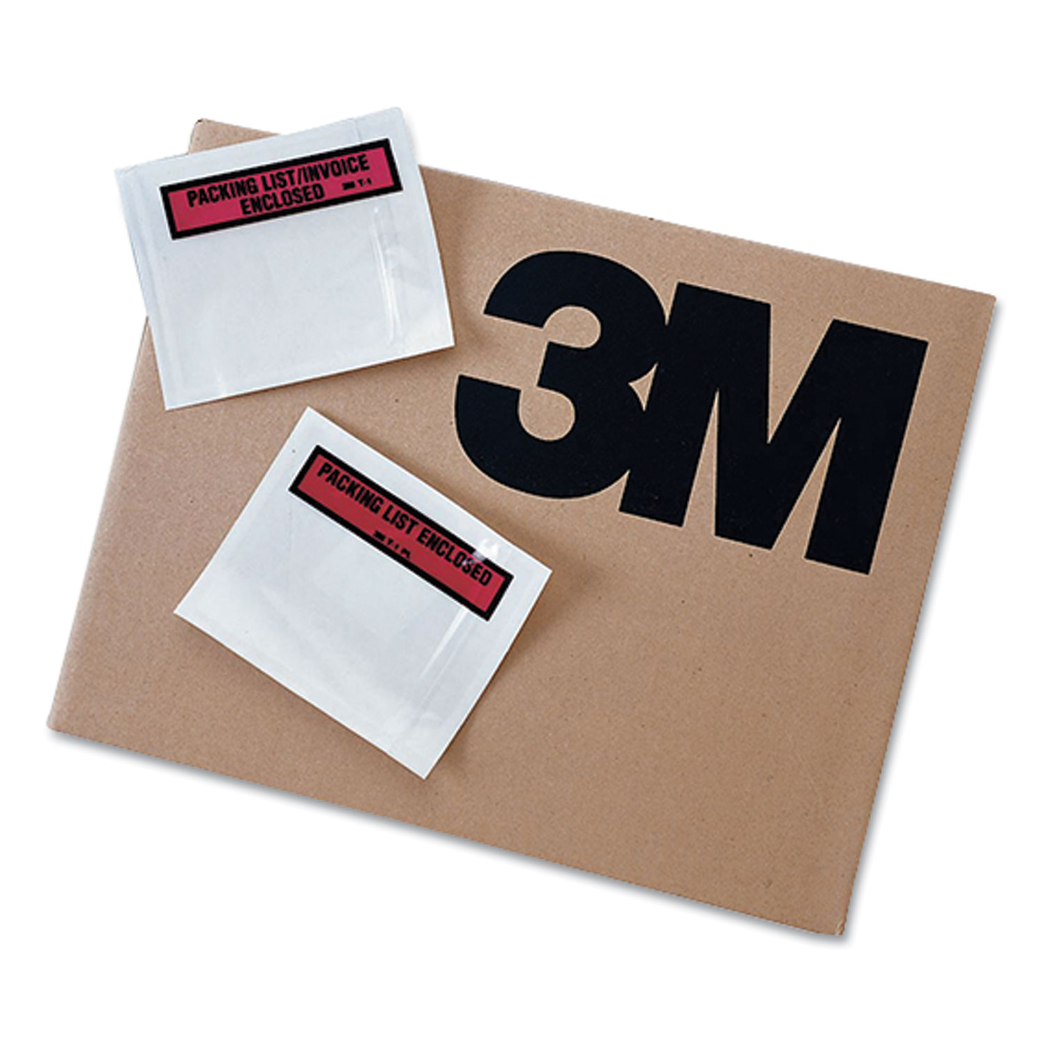3M™ Top Print Self-Adhesive Packing List Envelope, 4.5 x 5.5, Clear, 1,000/Carton