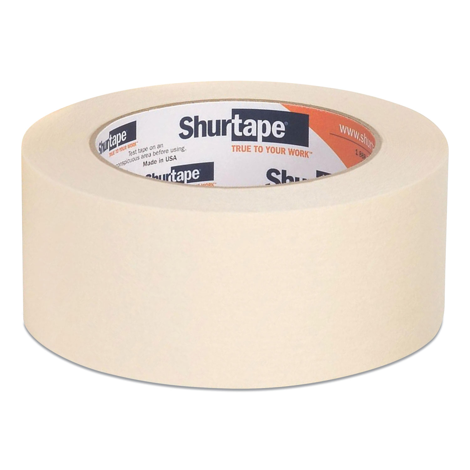 Shurtape® CP-83 Utility Grade Masking Tape, 3 Core, 1.5 x 60 yds, Beige