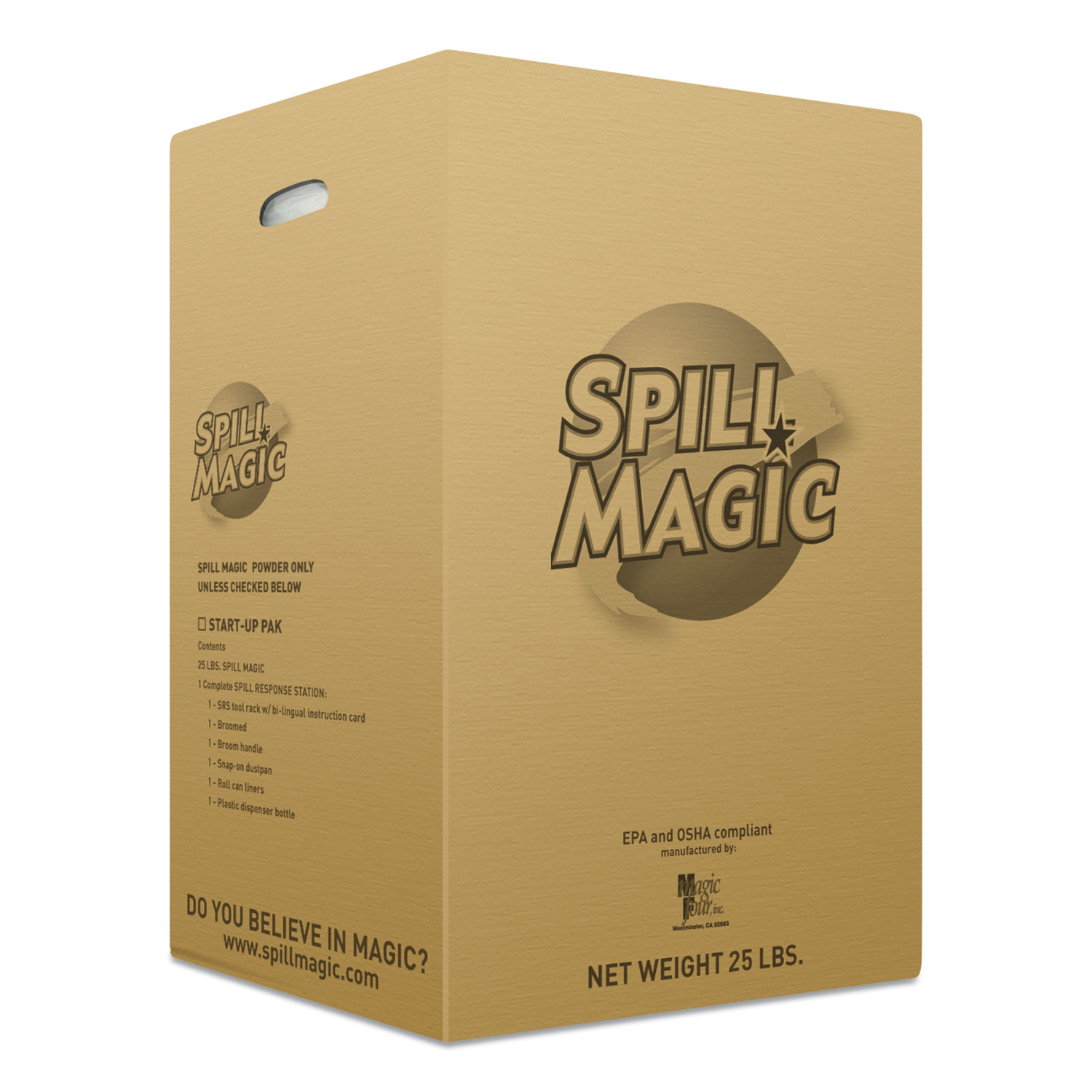  Spill Magic SM103 Sorbent, 25 lbs (FAOSM103) 
