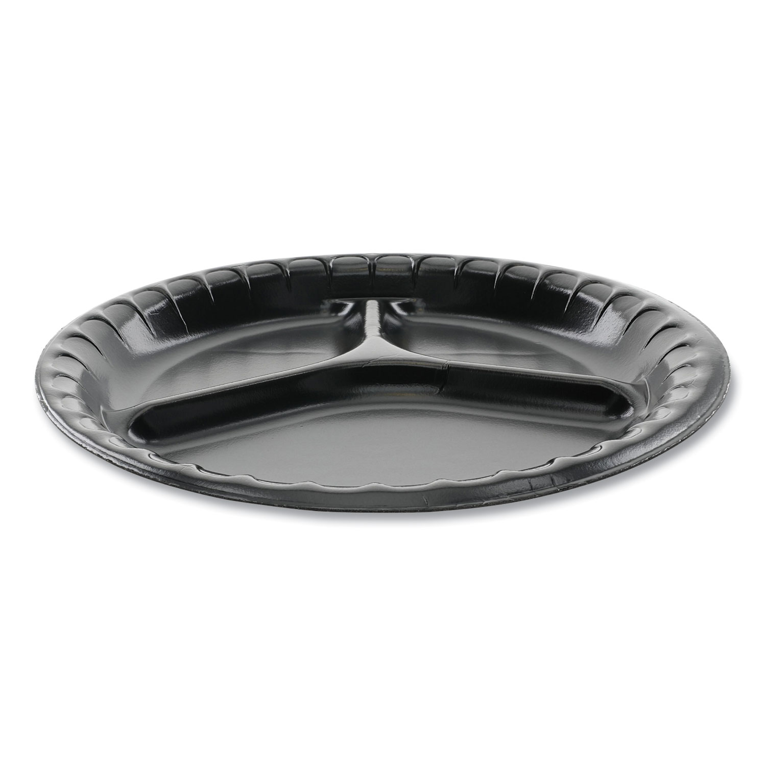  Pactiv 0TKB0044000Y Laminated Foam Dinnerware, Plate, 10.25 Diameter, Black, 540/Carton (PCT0TKB0044000Y) 