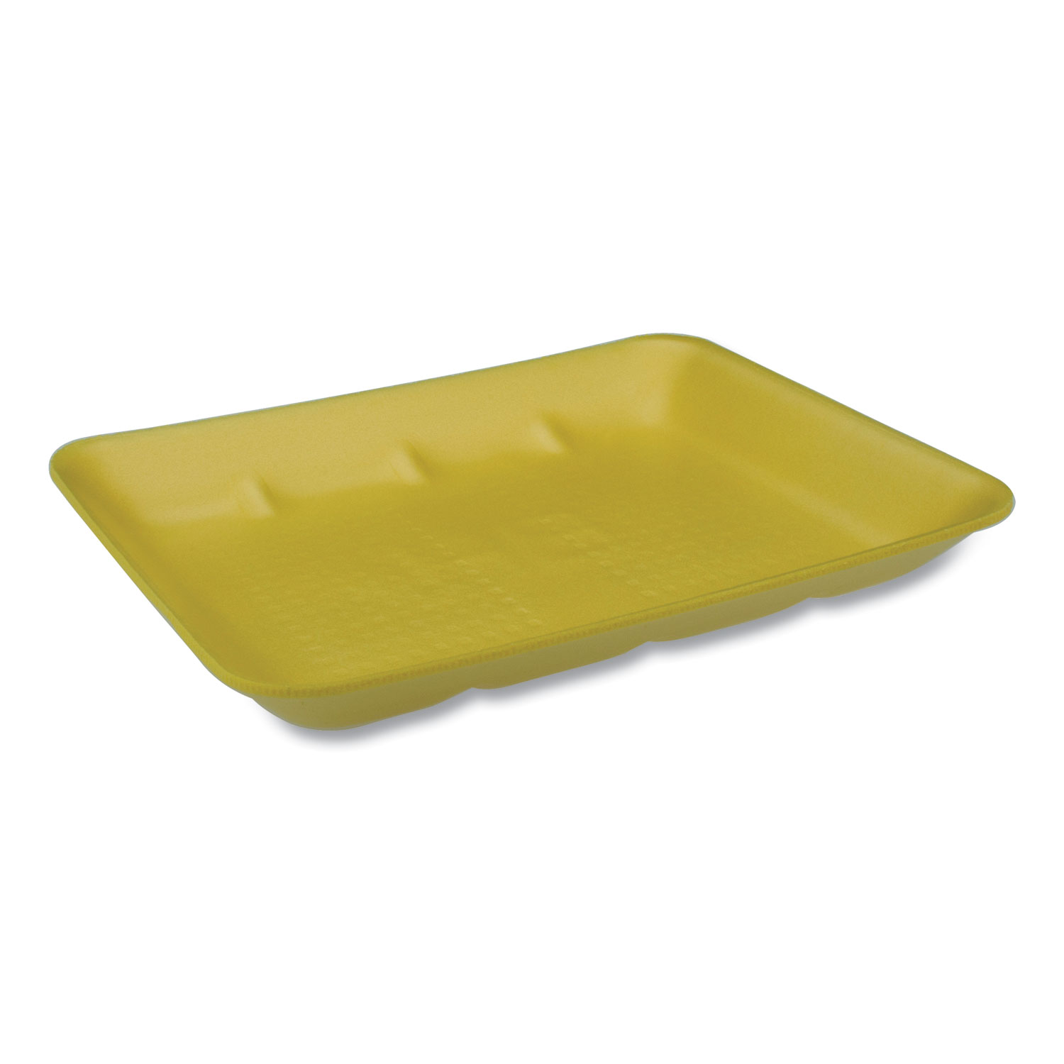  Pactiv 0TF3008H0000 Supermarket Tray, #8H Heavy, 10.58 x 8.33 x 1.18, Yellow, 400/Carton (PCT0TF3008H0000) 