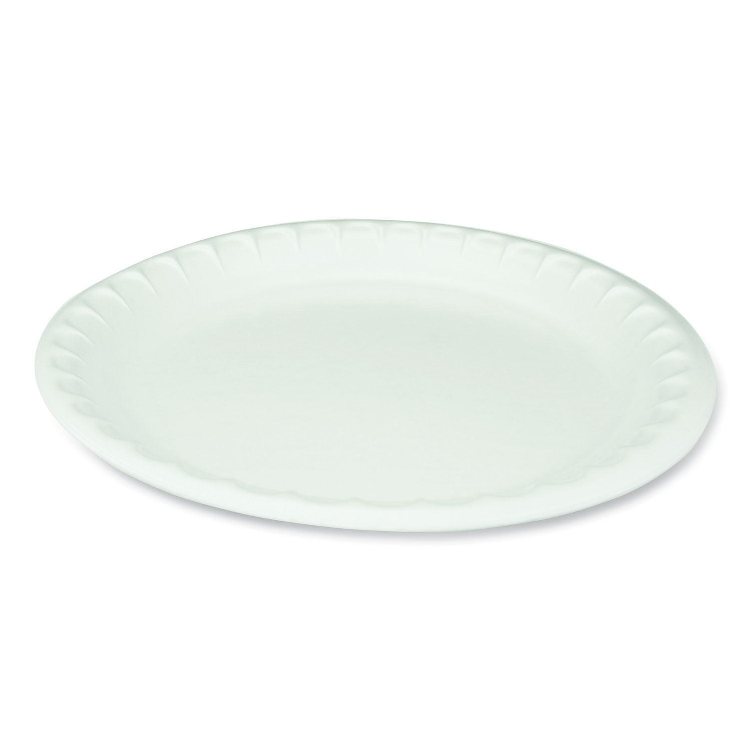  Pactiv 0TK10010000Y Laminated Foam Dinnerware, Plate, 10.25 Diameter, White, 540/Carton (PCT0TK10010000Y) 