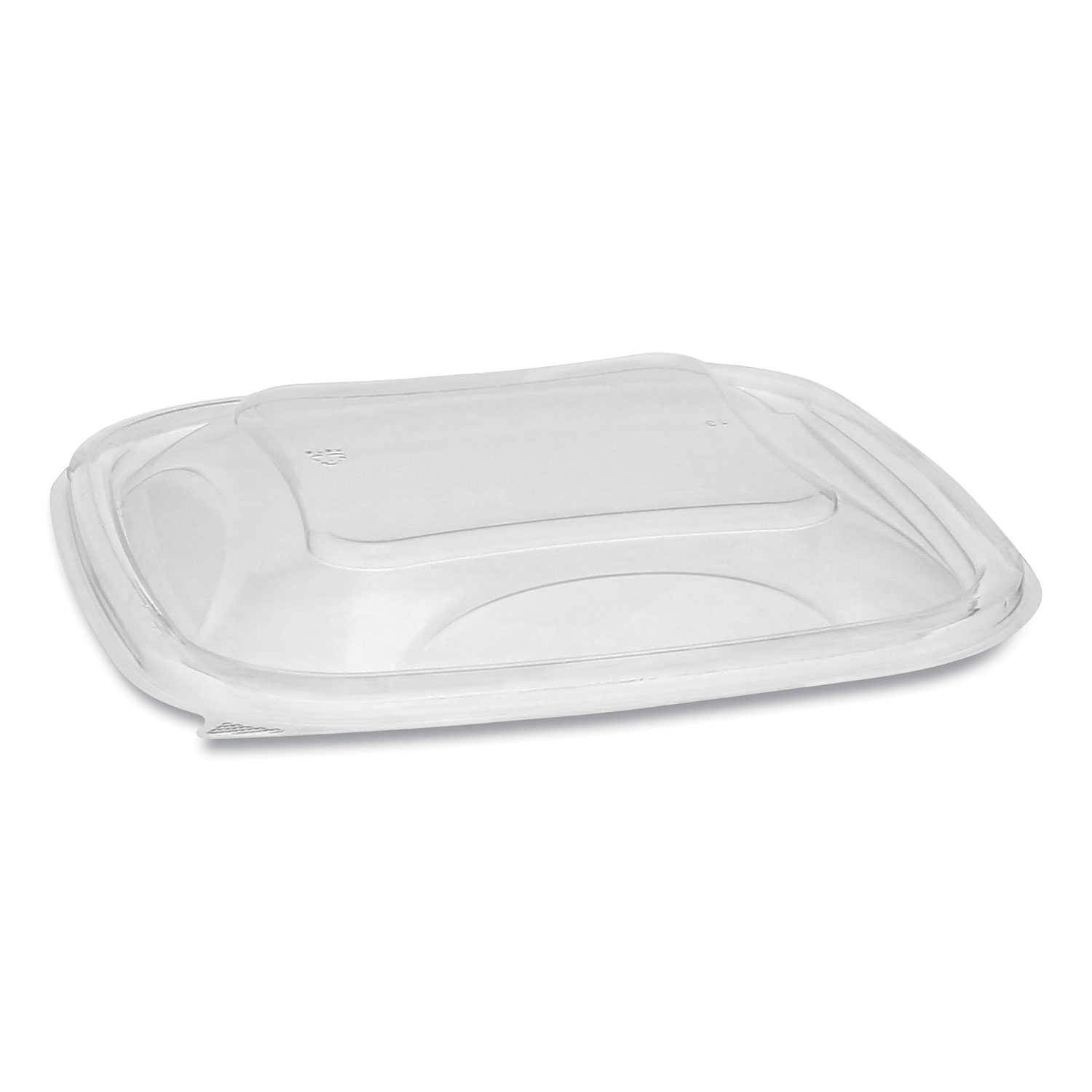  Pactiv SACLD07 EarthChoice PET Container Lids, For 24-32 oz Container Bases, 7.38 x 7.38 x 0.82, Clear, 300/Carton (PCTSACLD07) 