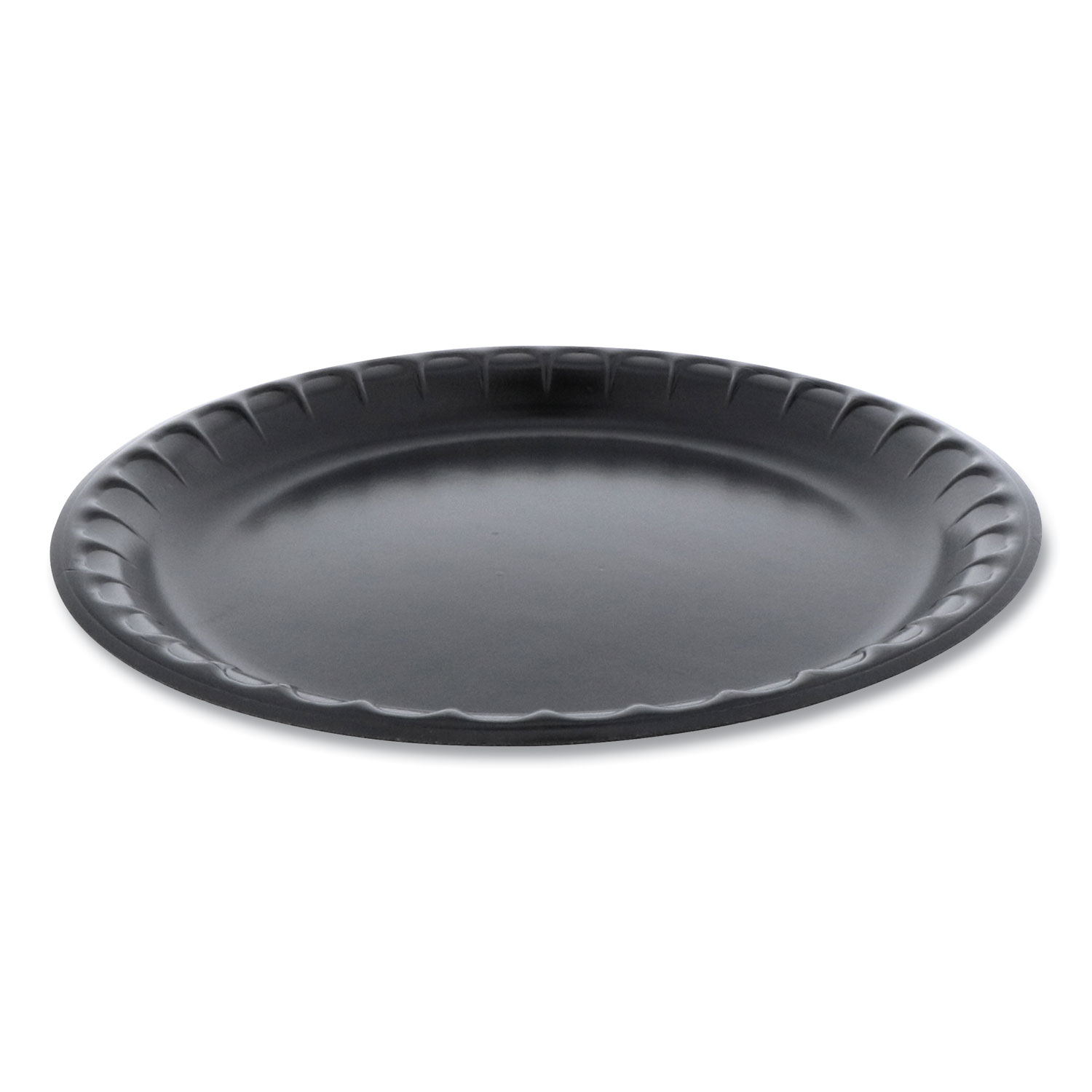  Pactiv 0TKB0010000Y Laminated Foam Dinnerware, Plate, 10.25 Diameter, Black, 540/Carton (PCT0TKB0010000Y) 