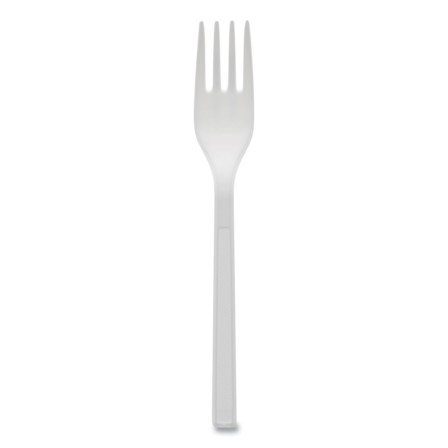  Pactiv YGWFW Polypropylene Cutlery, Heavyweight, Fork, 6.63, White, 1,000/Carton (PCTYGWFW) 