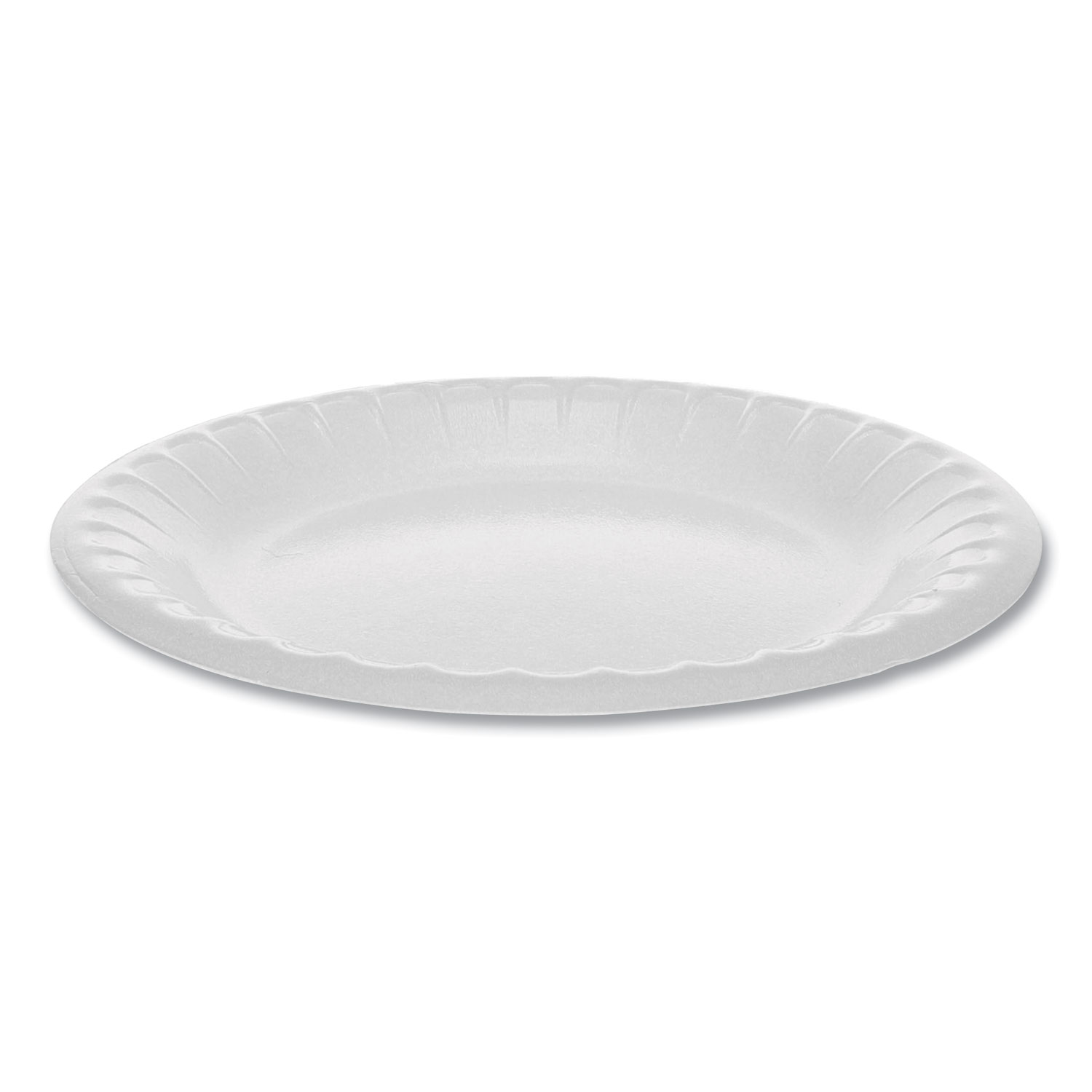  Pactiv 0TK100060000 Laminated Foam Dinnerware, Plate, 6 Diameter, White, 1,000/Carton (PCT0TK100060000) 