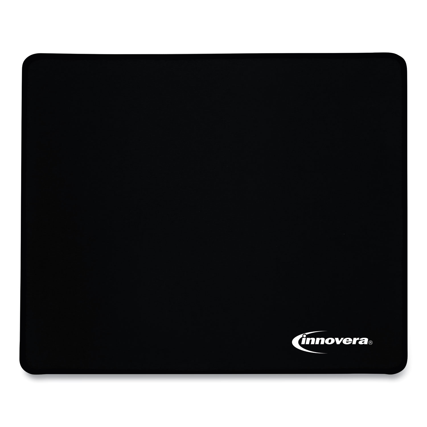  Innovera IVR52600 Large Mouse Pad, Nonskid Base, 9 7/8 x 11 7/8 x 1/8, Black (IVR52600) 