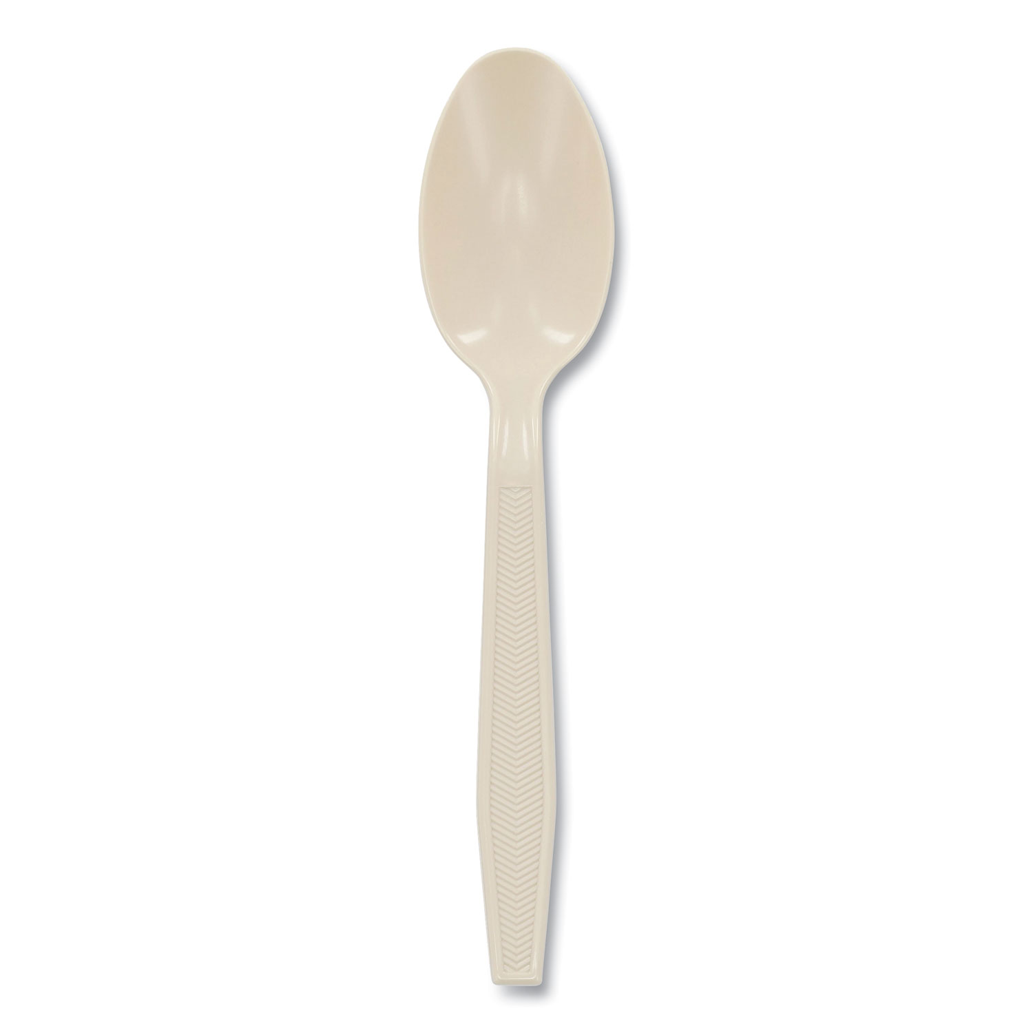 Pactiv EarthChoice PSM Cutlery, Heavyweight, Spoon, 5.88, Tan, 1,000/Carton