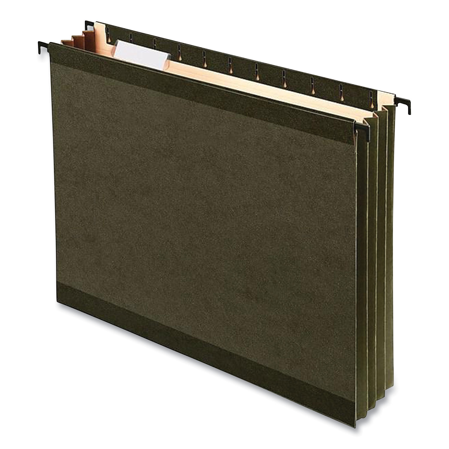 deflecto® EZ Link Magnetic Wall Mount Supply Organizer, One Pocket, Tabloid, 26.92 x 5.04 x 9.99, Black