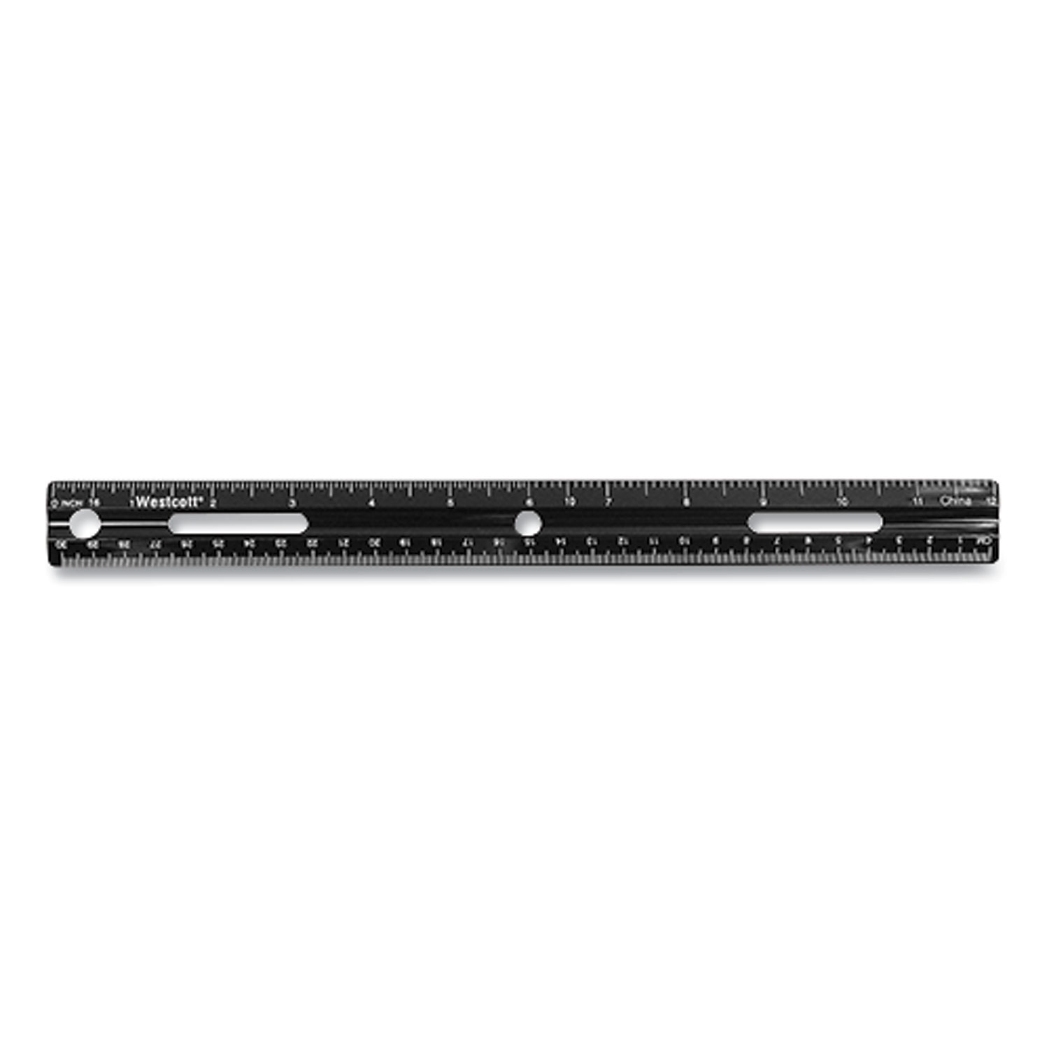  Westcott 41015 KleenEarth Recycled Ruler, Black, 12 (WTC792040) 