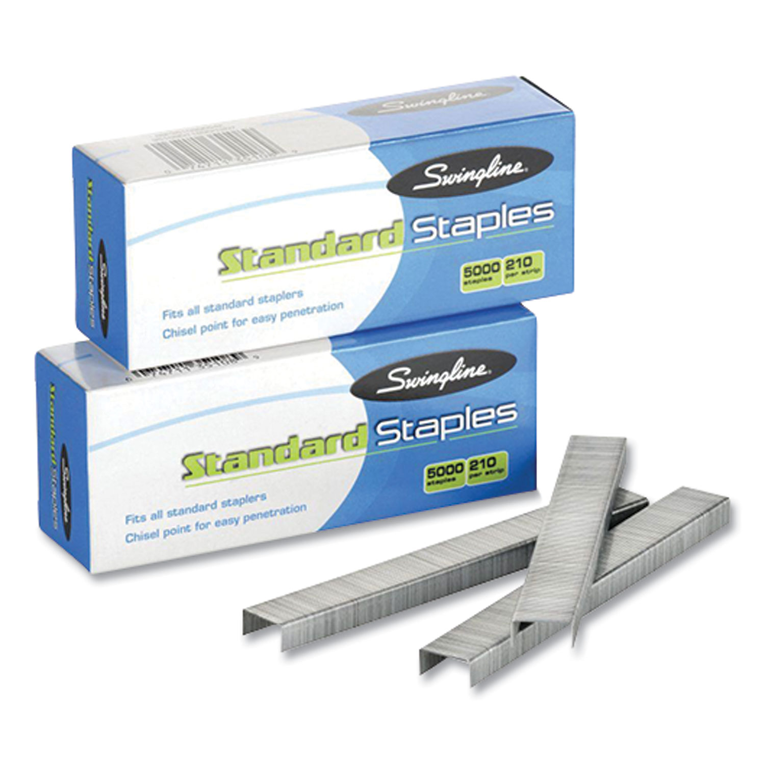 Swingline® S.F. 1 Standard Staples, 0.25 Leg, 0.5 Crown, Steel, 5,000/Box, 2 Boxes/Pack