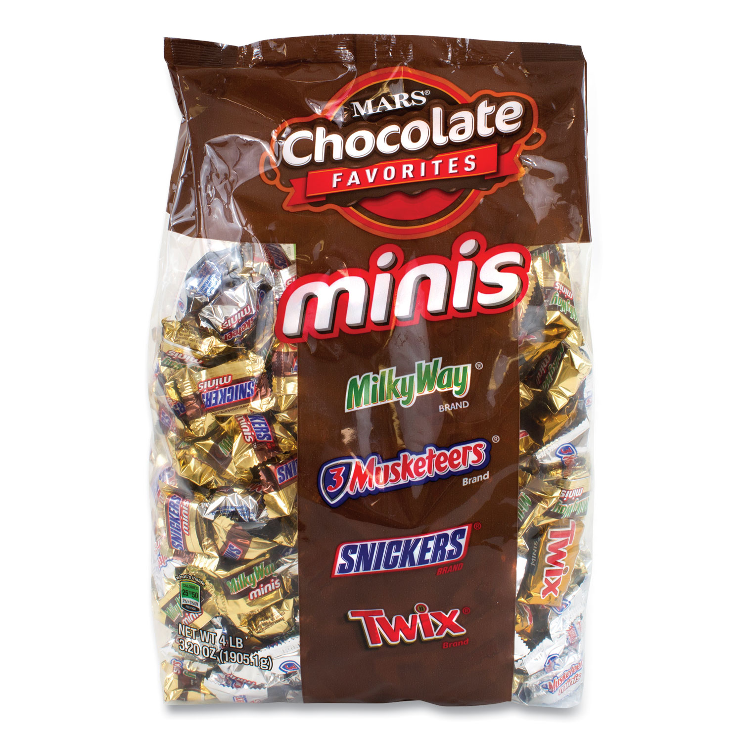  MARS 329609 Chocolate Favorites Minis Variety Mix, 240 Pieces, 67.2 oz Bag, Free Delivery in 1-4 Business Days (GRR20900379) 