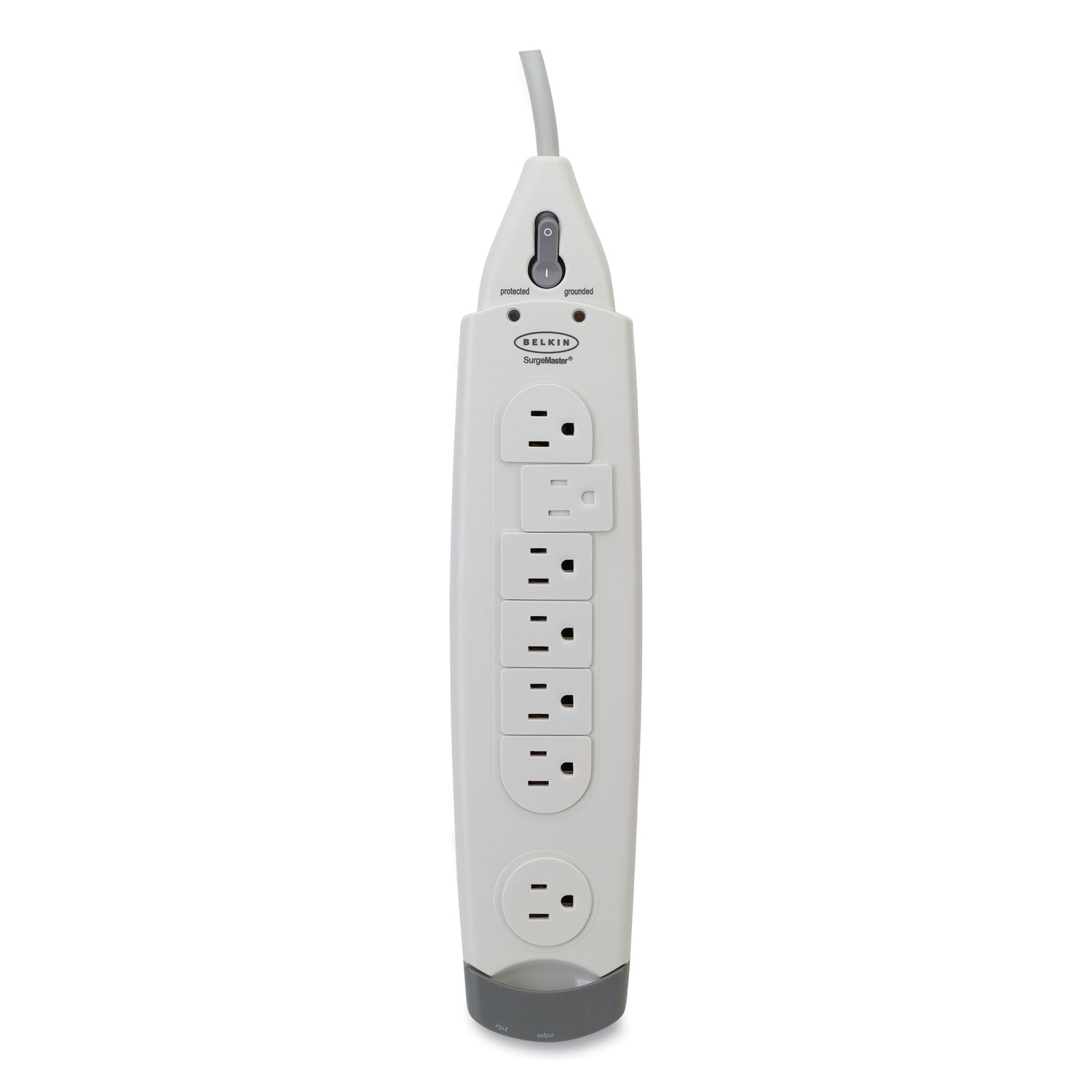  Belkin F9H710-06 SurgeMaster Home Series Surge Protector, 7 Outlets, 6 ft Cord, 1045 J, White (BLKF9H71006) 