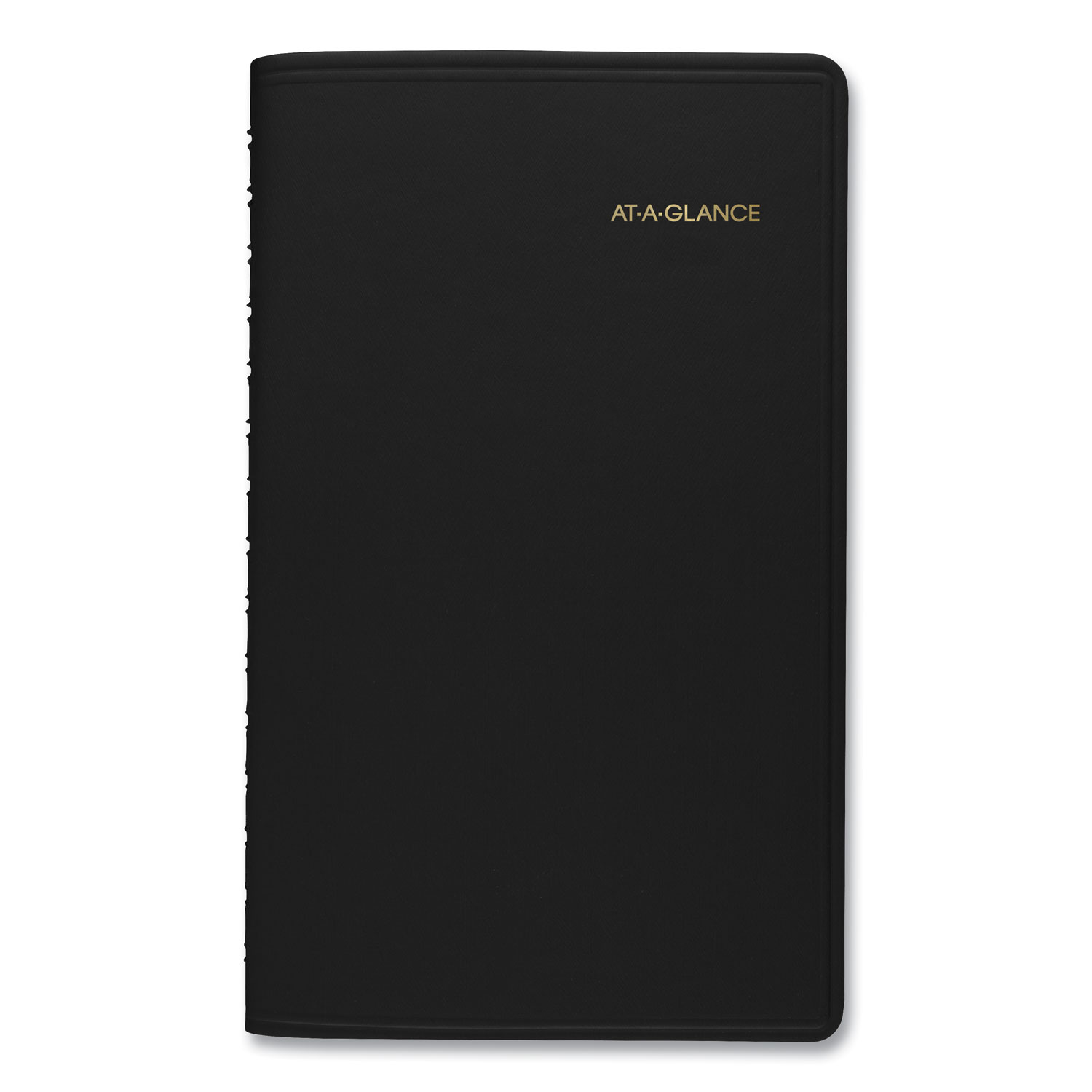  AT-A-GLANCE 7007505 Weekly Appointment Book Ruled for Hourly Appointments, 8 x 4 7/8, Black, 2020 (AAG7007505) 